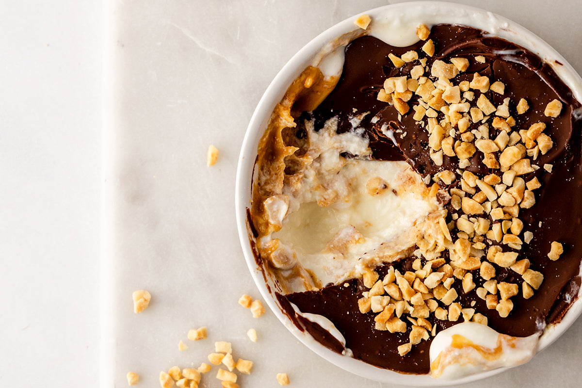Snickers Choc Top Yoghurt Bowl
