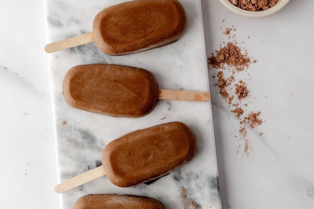 Choc Peanut Butter Ice Creams