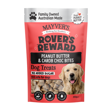 ROVER'S REWARD PEANUT BUTTER & CAROB BITES 250g