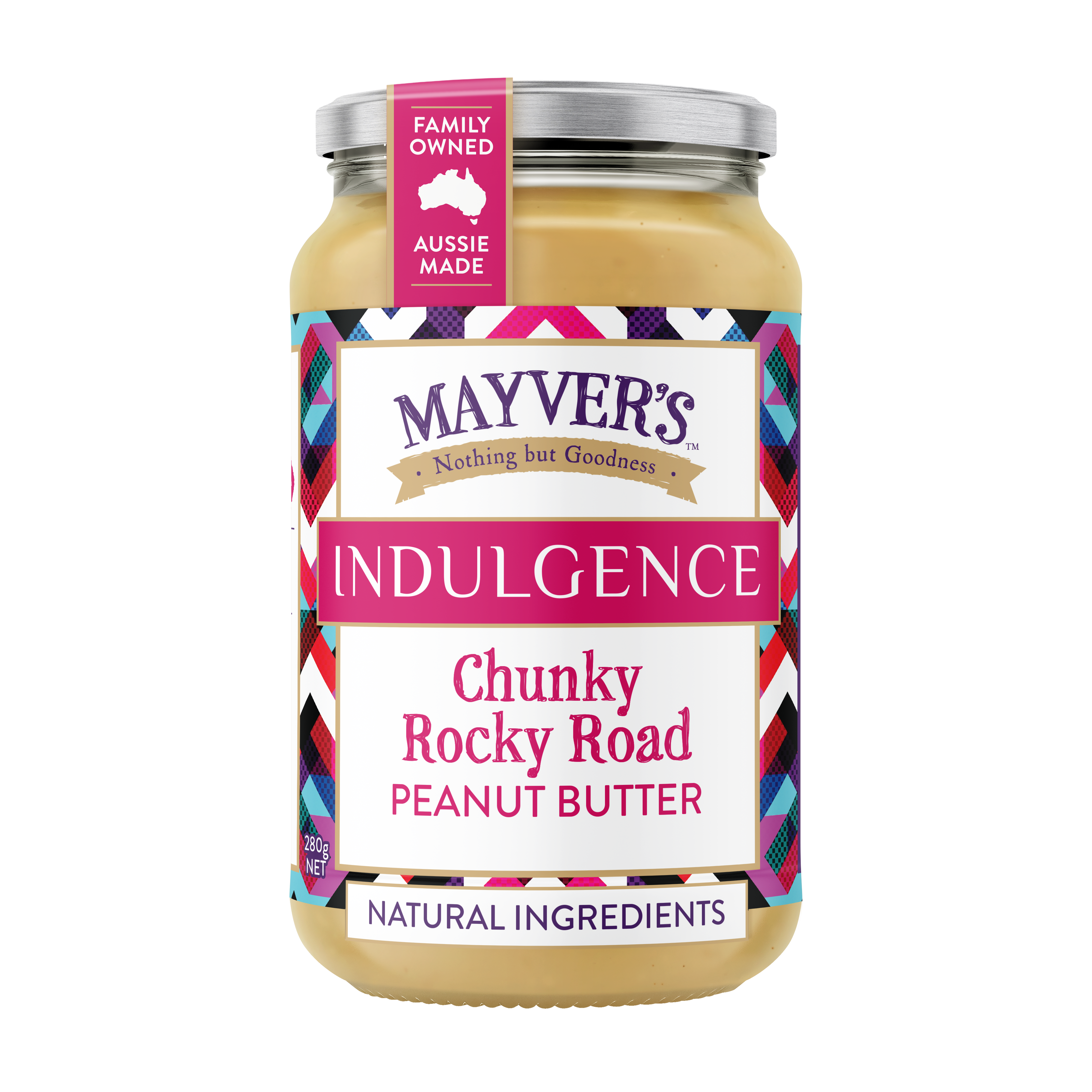 INDULGENCE ROCKY ROAD PEANUT BUTTER 280g