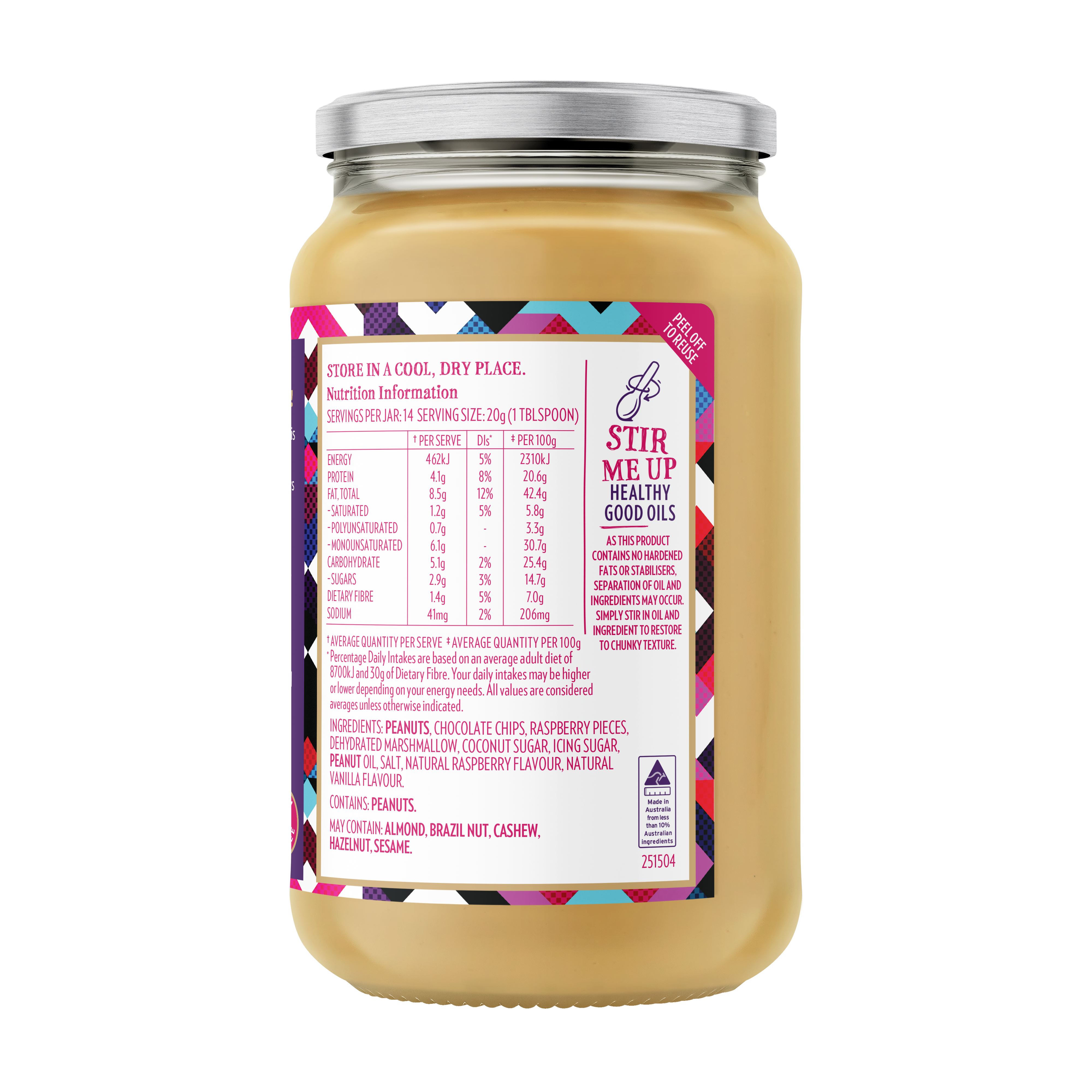 INDULGENCE ROCKY ROAD PEANUT BUTTER 280g