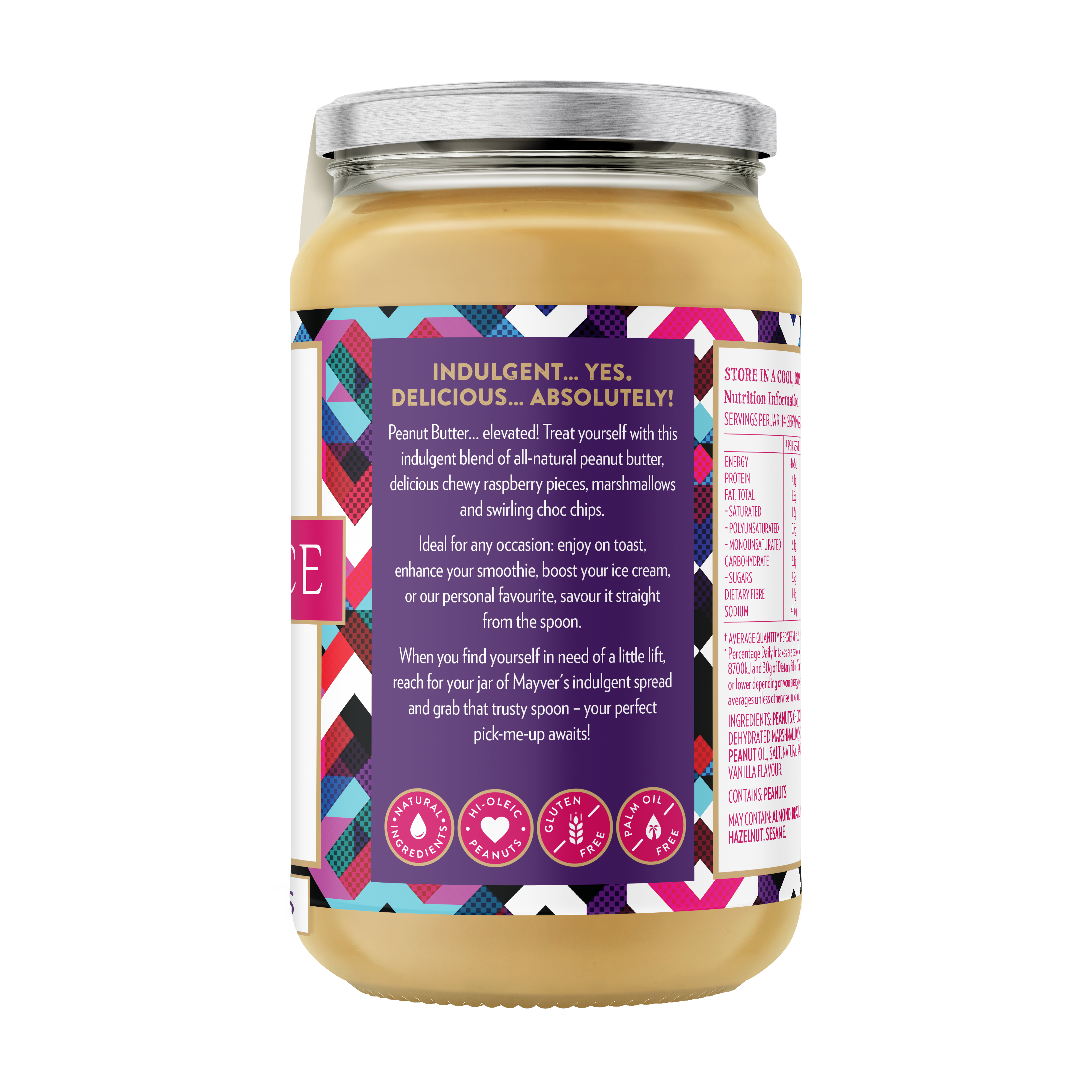 INDULGENCE ROCKY ROAD PEANUT BUTTER 280g