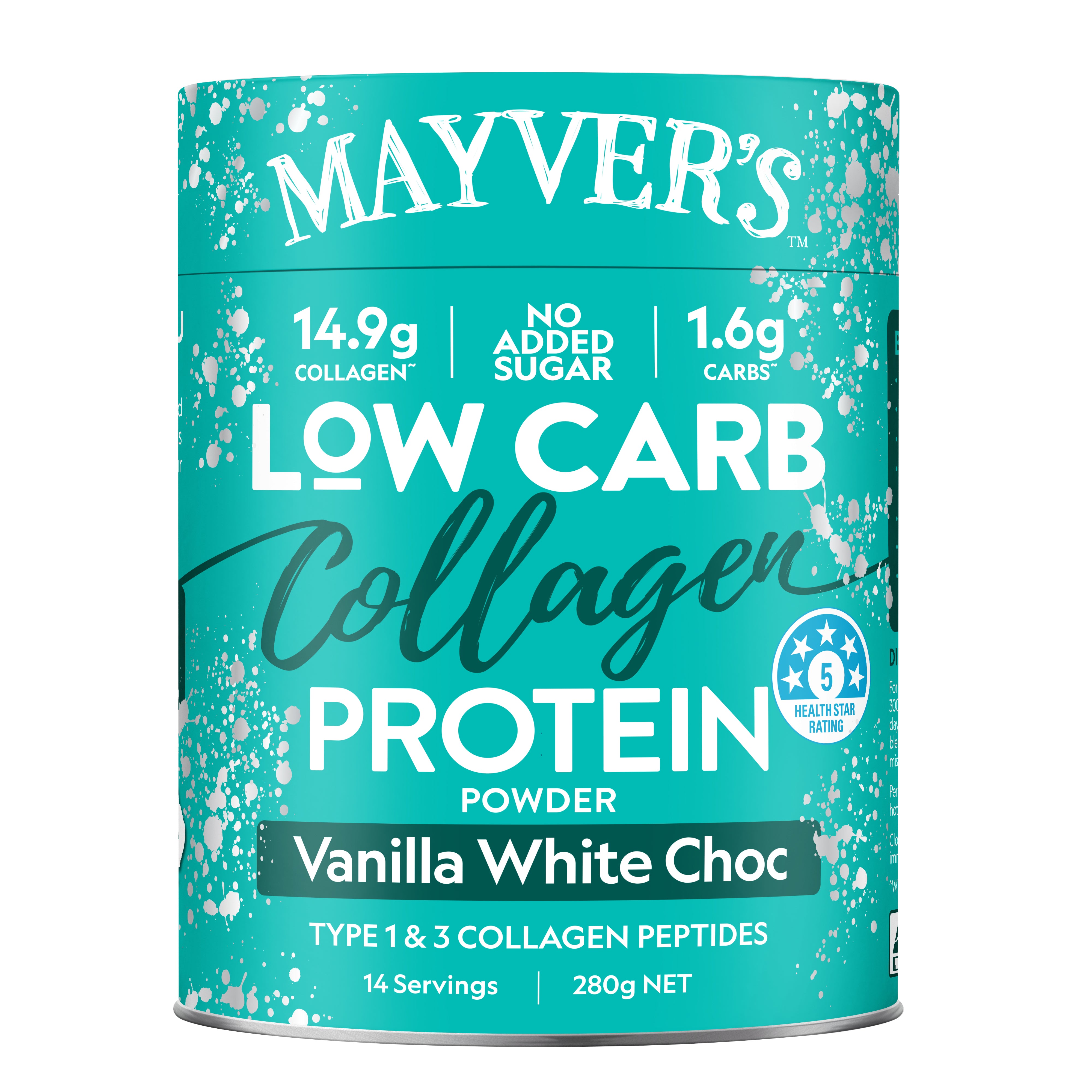 VANILLA WHITE CHOC COLLAGEN 280g