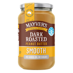SMOOTH DARK ROASTED PEANUT BUTTER 375g