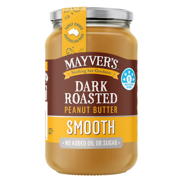 SMOOTH DARK ROASTED PEANUT BUTTER 375g