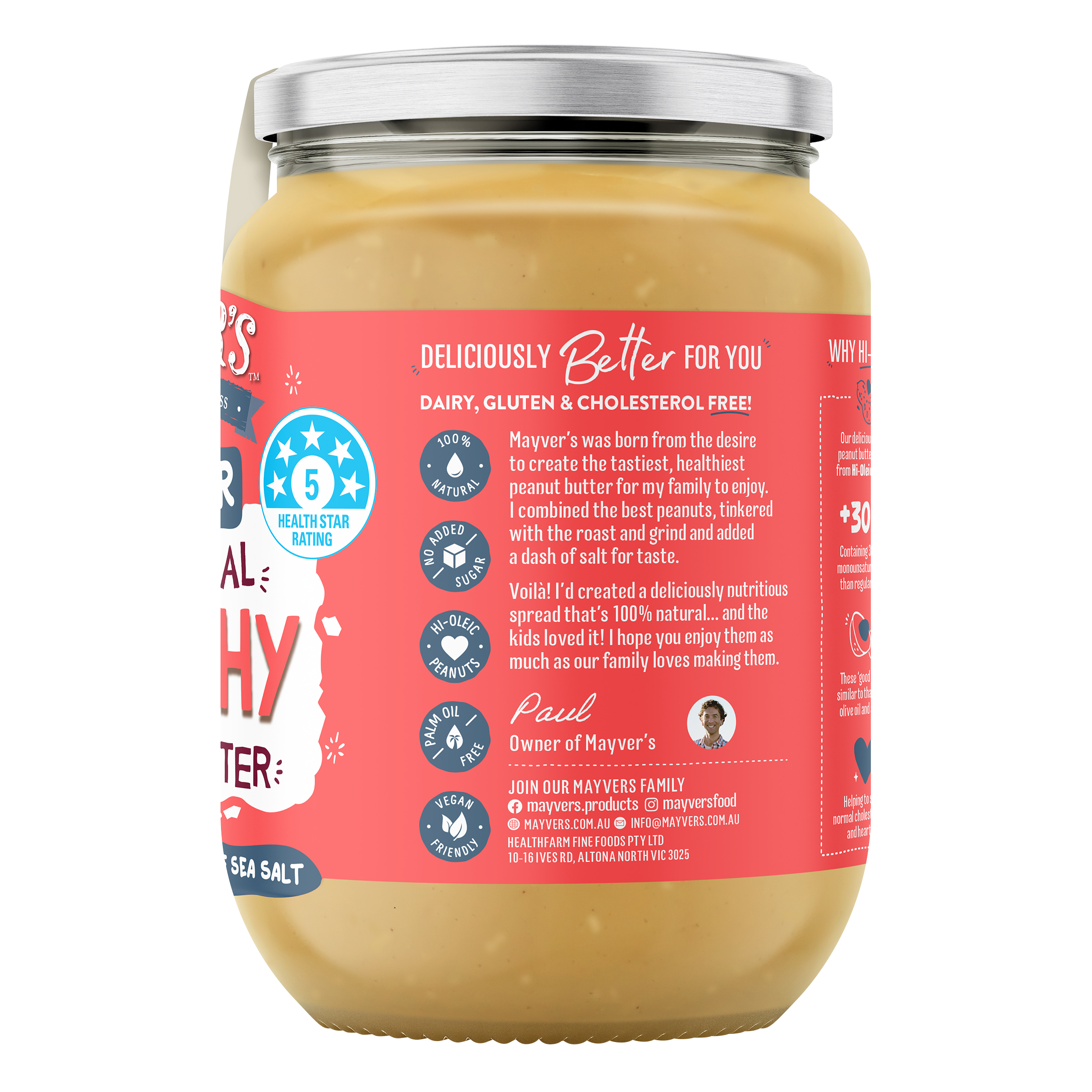 CRUNCHY PEANUT BUTTER 750g