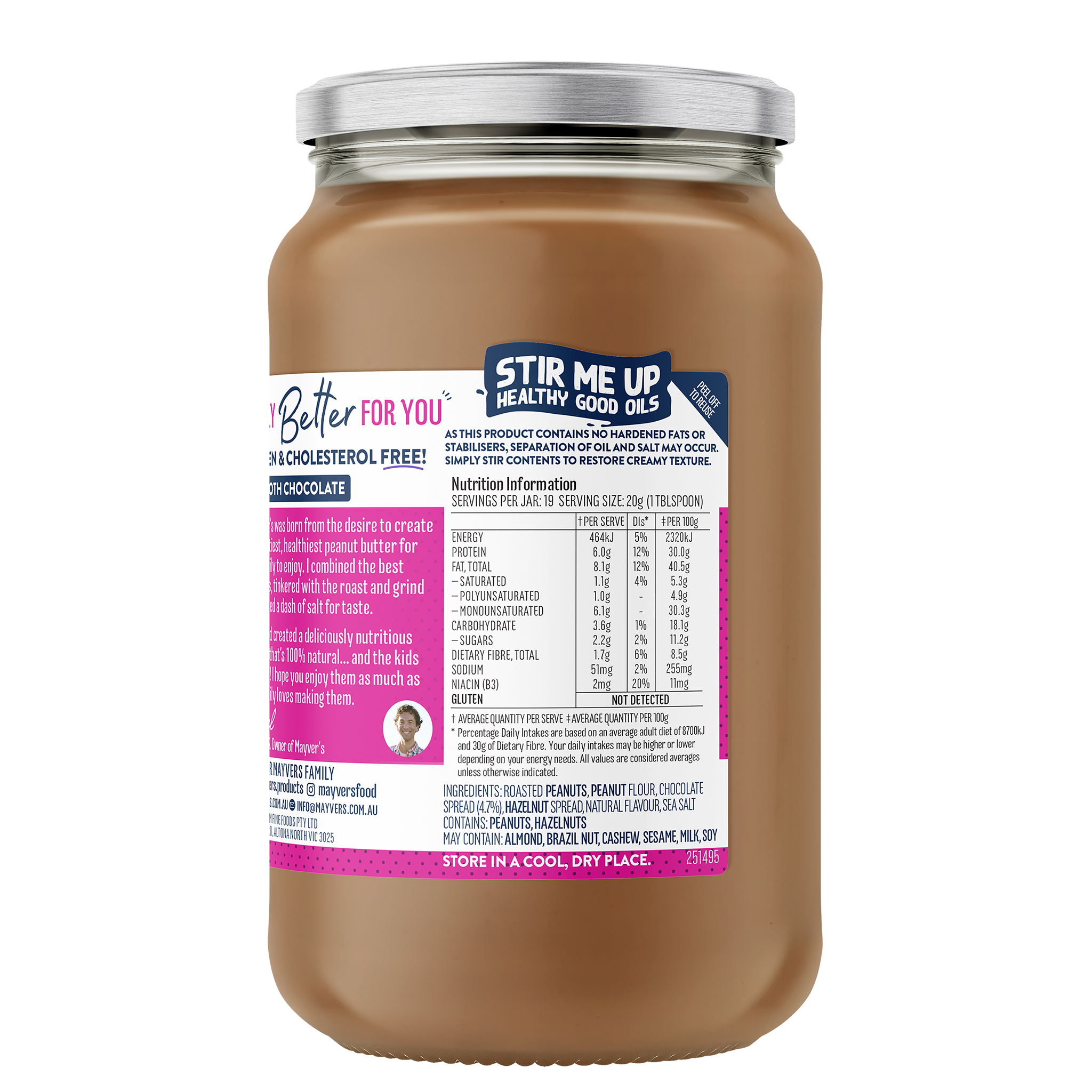 SMOOTH CHOCOLATE PROTEIN+ PEANUT BUTTER 375g