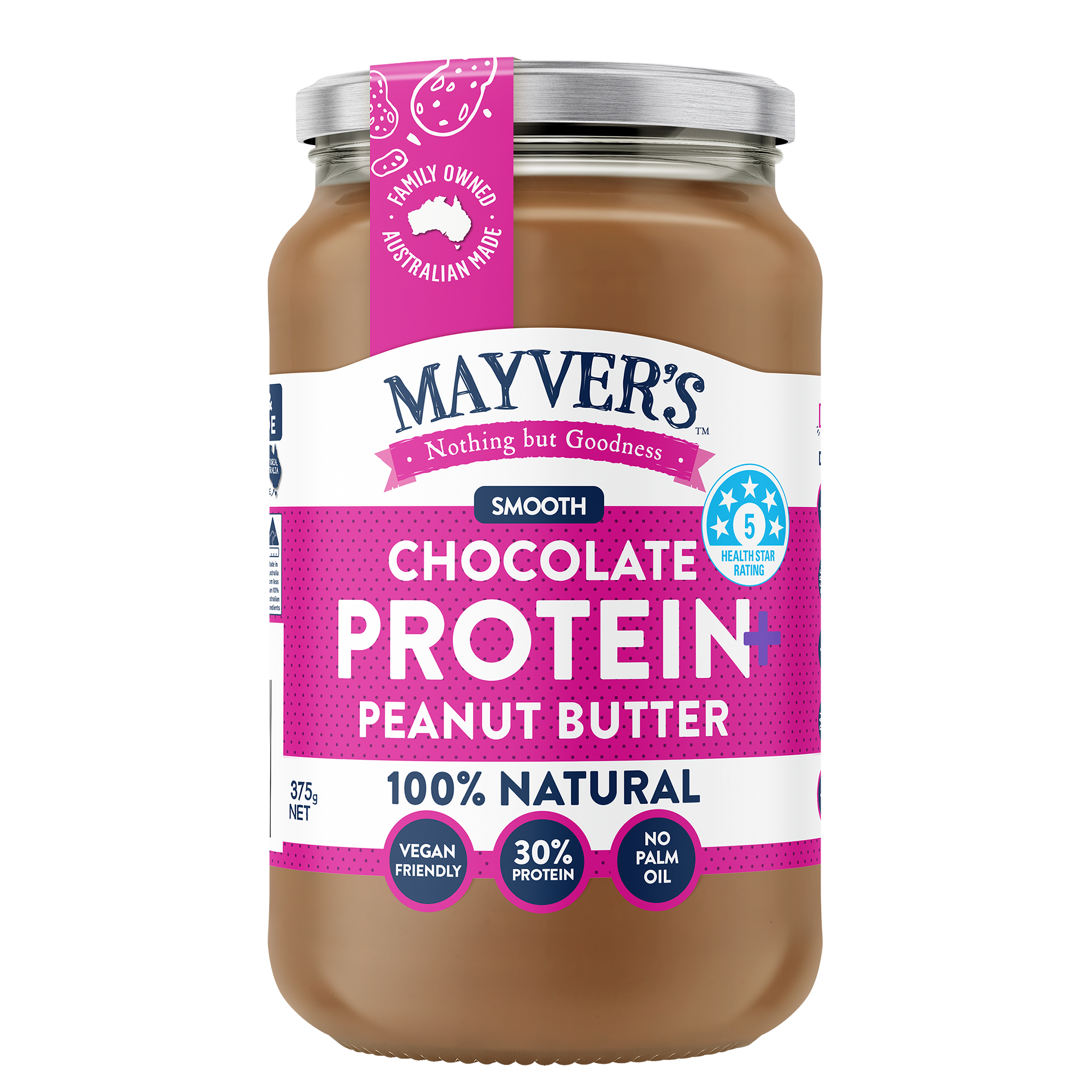 SMOOTH CHOCOLATE PROTEIN+ PEANUT BUTTER 375g