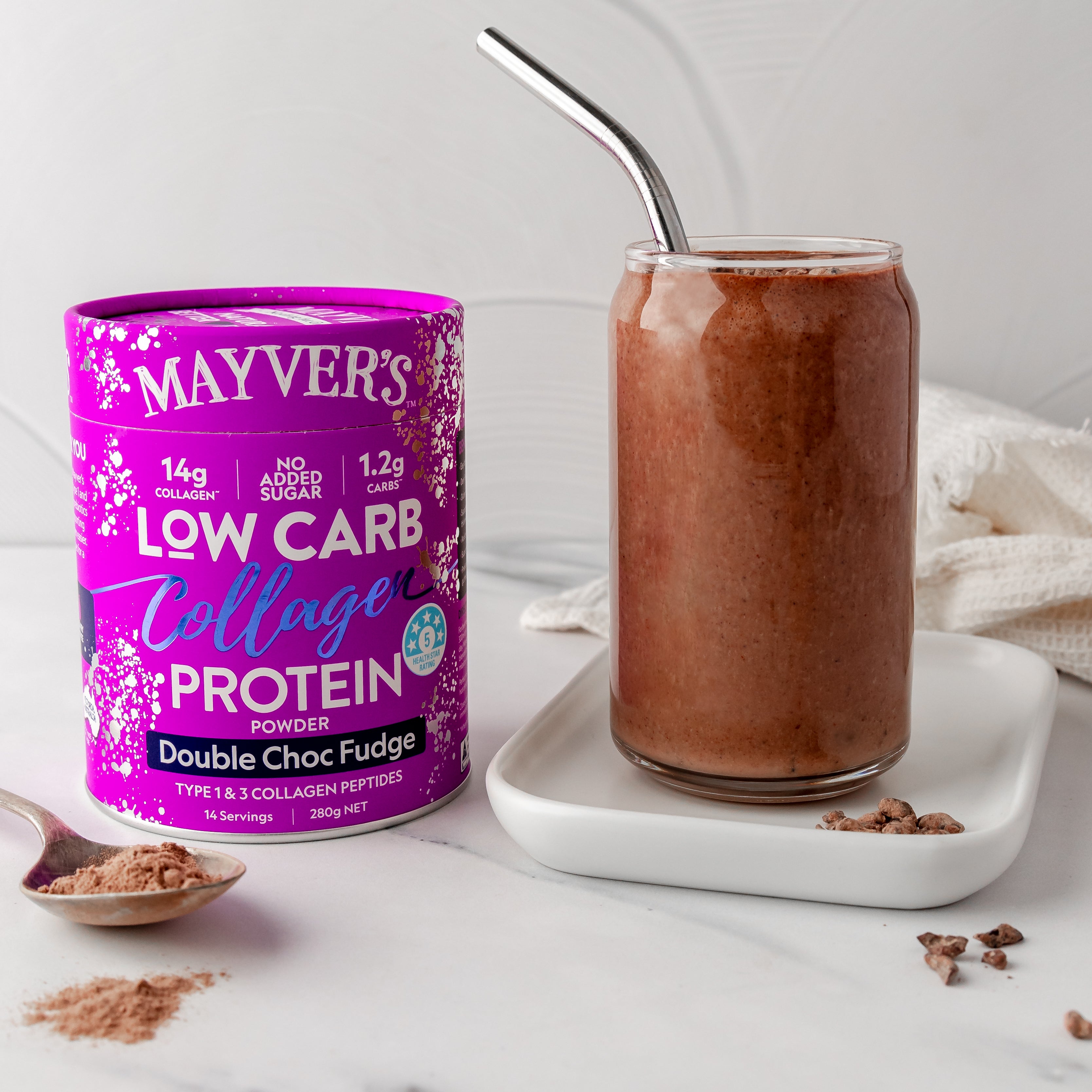 DOUBLE CHOC FUDGE COLLAGEN 280g