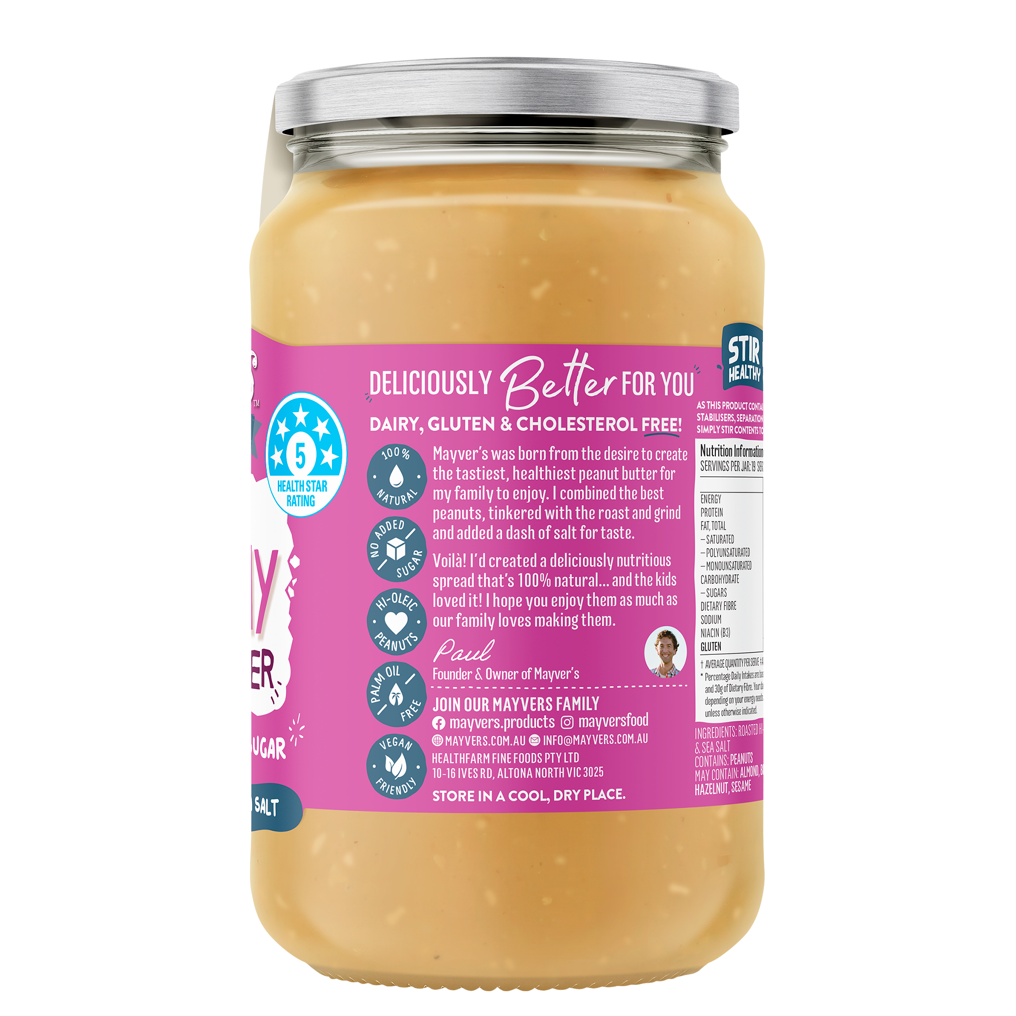 EXTRA CRUNCHY PEANUT BUTTER 375g