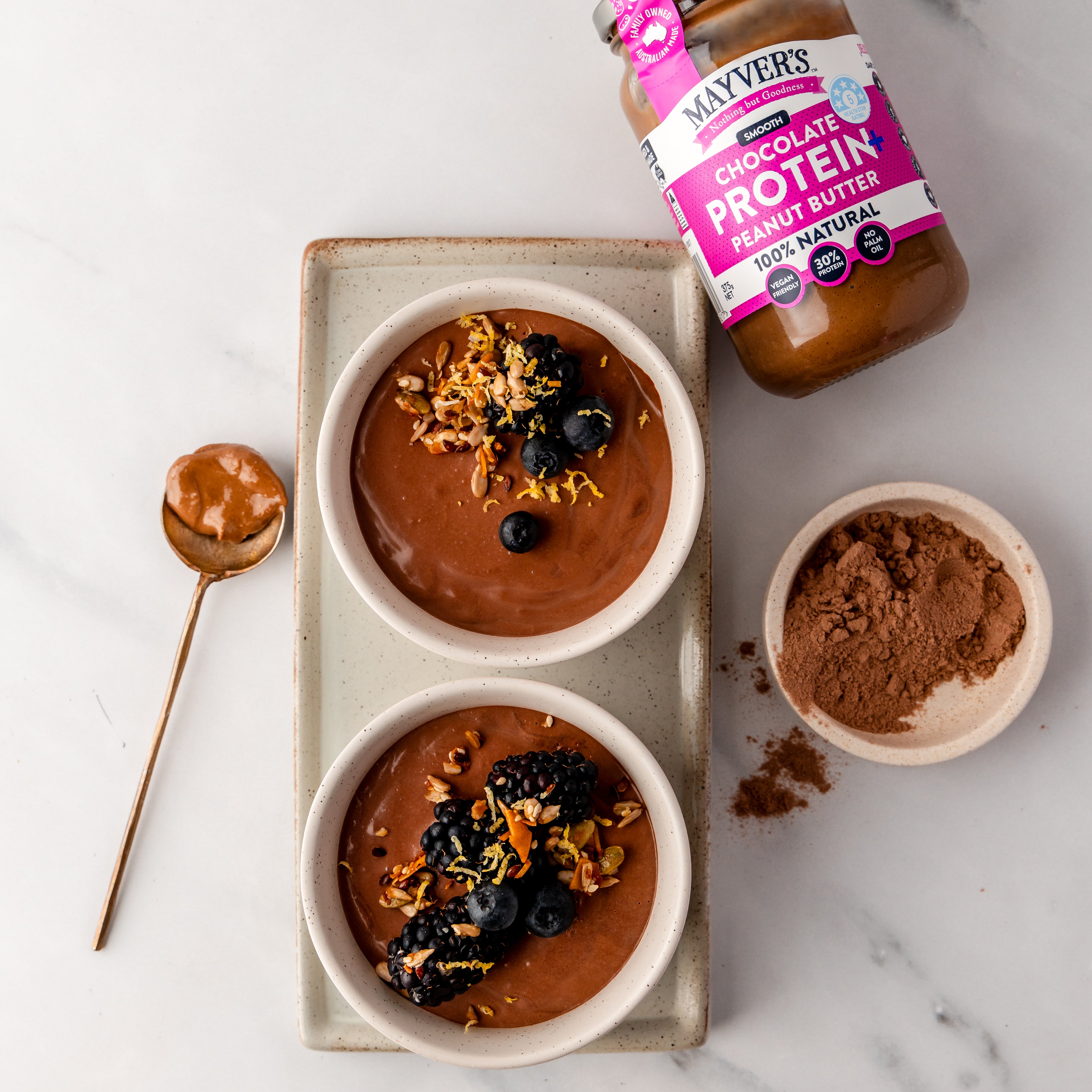 SMOOTH CHOCOLATE PROTEIN+ PEANUT BUTTER 375g