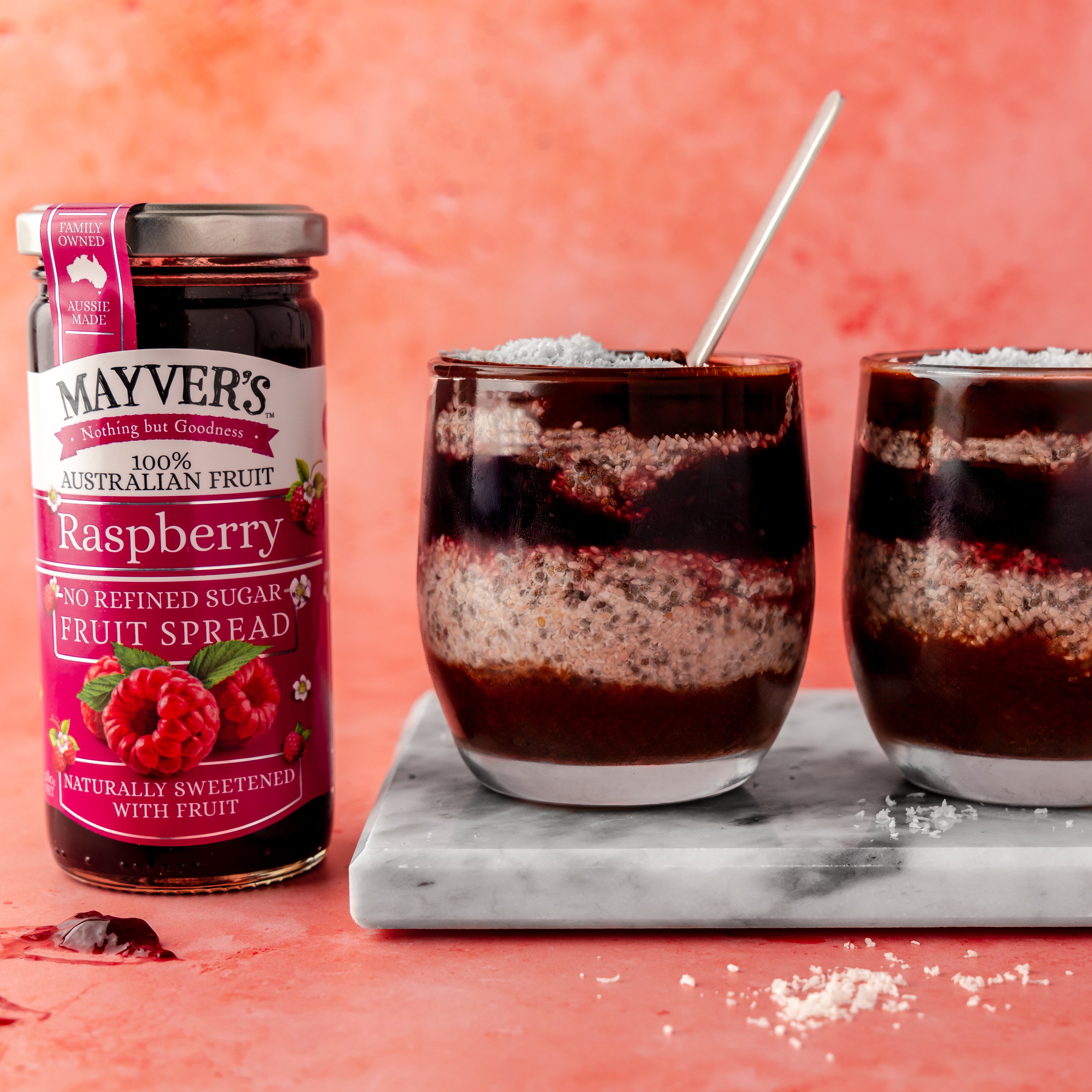 RASPBERRY FRUIT SPREAD 280g
