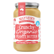 ORGANIC CRUNCHY PEANUT SPREAD 375g