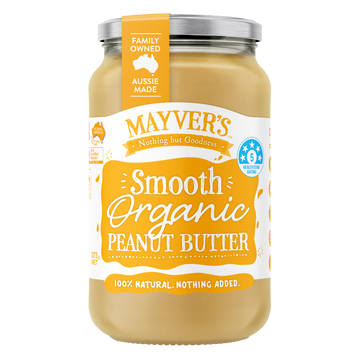 ORGANIC SMOOTH PEANUT SPREAD 375g
