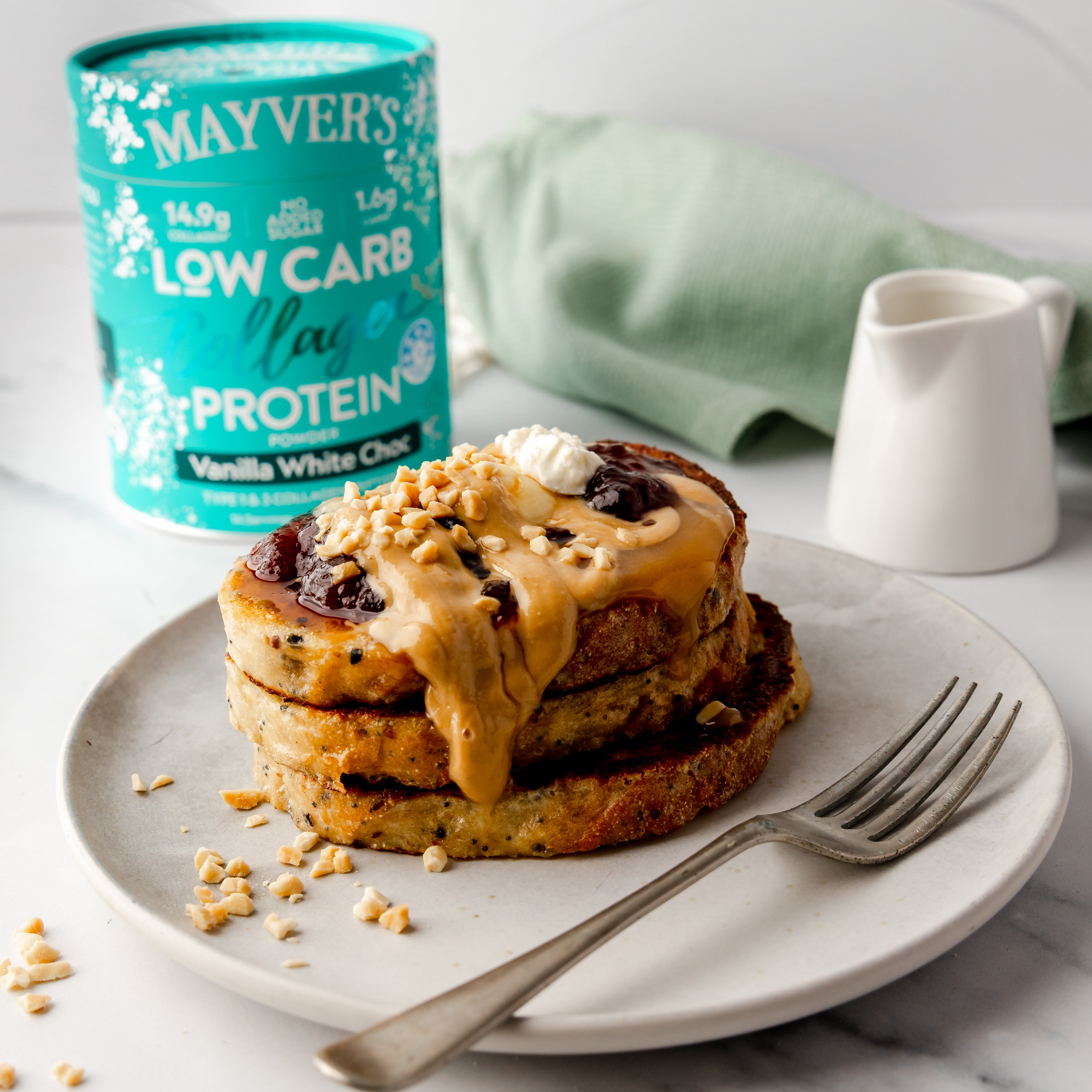 VANILLA WHITE CHOC COLLAGEN 280g