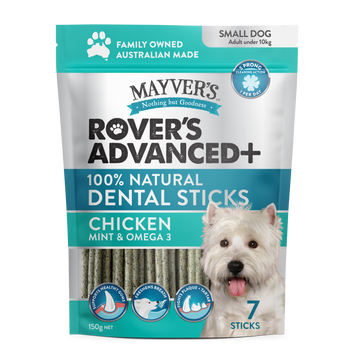 ROVER'S ADVANCED+ CHICKEN DENTAL STICKS 150g