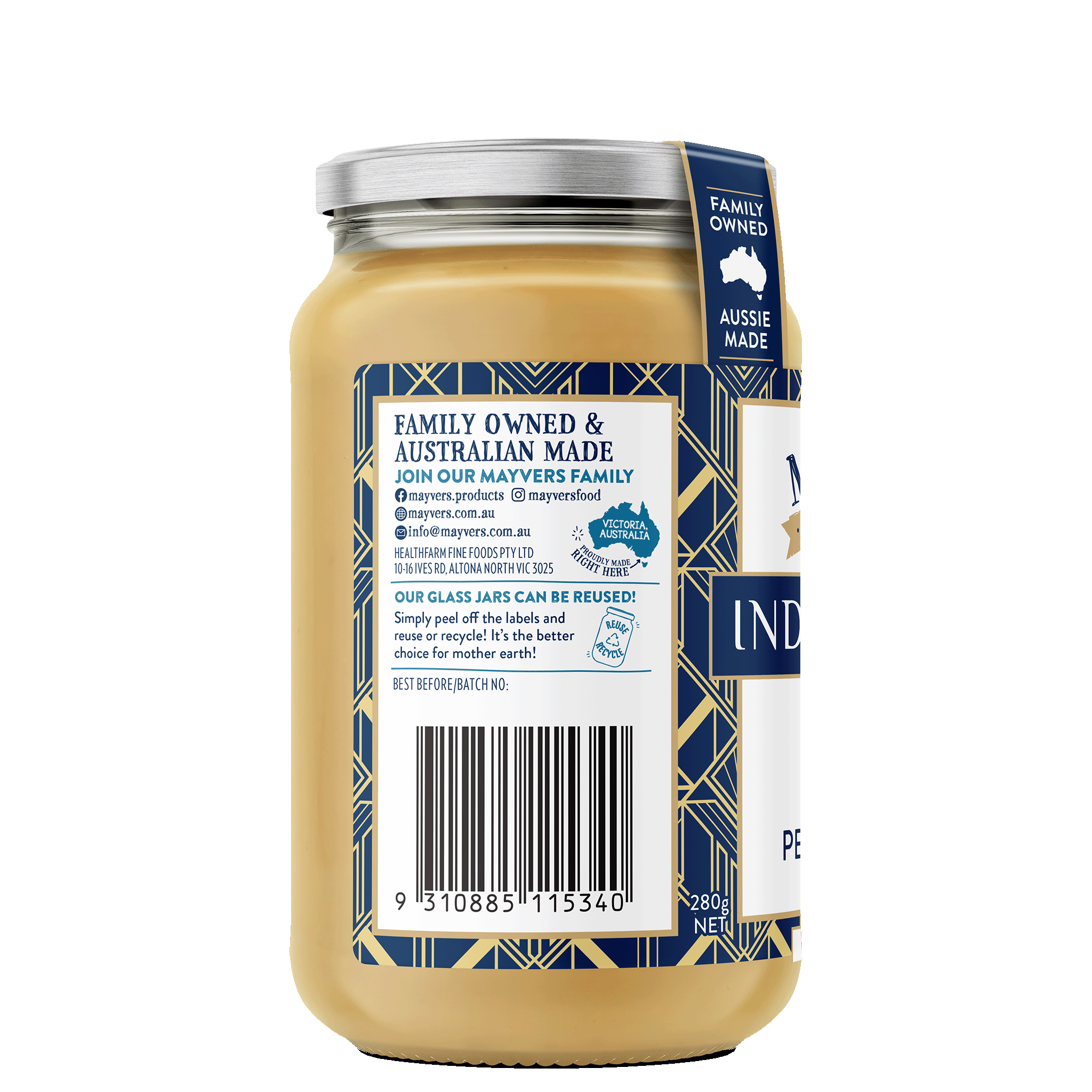 SALTED CARAMEL PEANUT BUTTER 280g