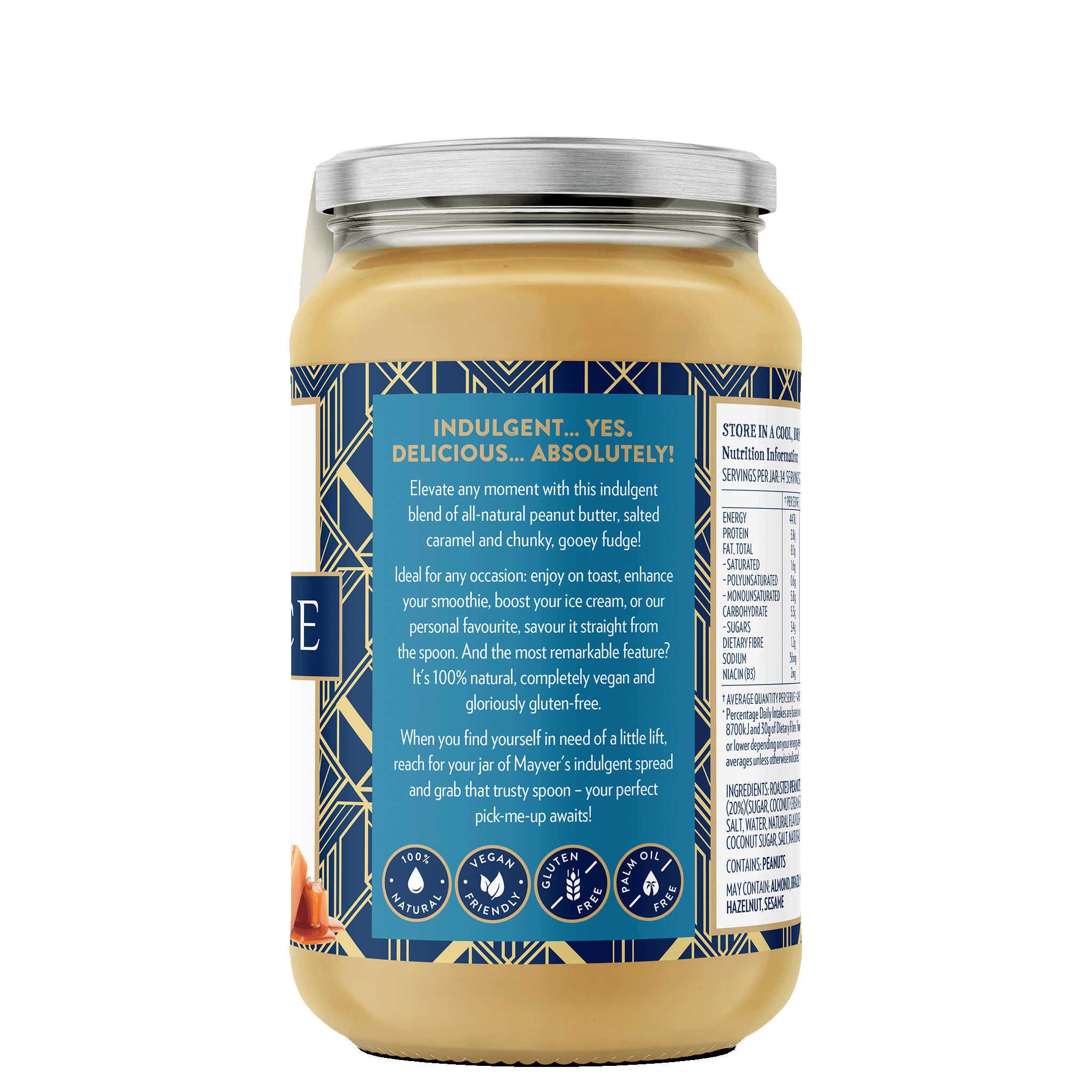 SALTED CARAMEL PEANUT BUTTER 280g