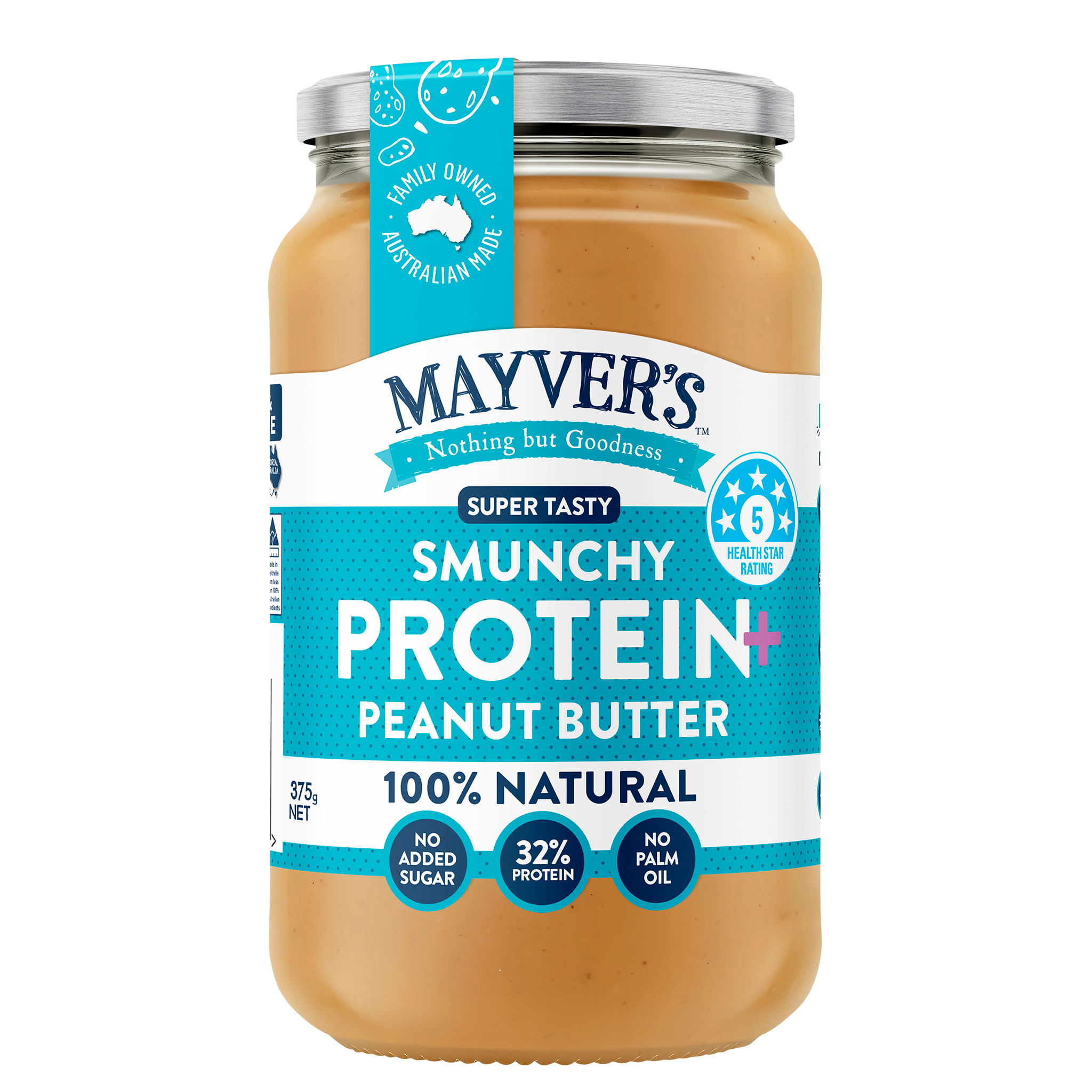 SMUNCHY PROTEIN+ PEANUT BUTTER 375g