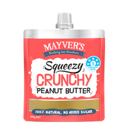 SQUEEZY CRUNCHY PEANUT BUTTER 300g