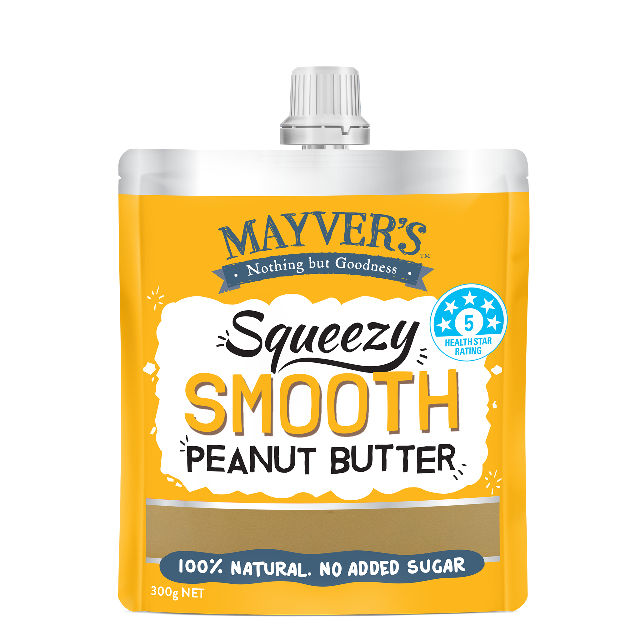 SQUEEZY SMOOTH PEANUT BUTTER 300g
