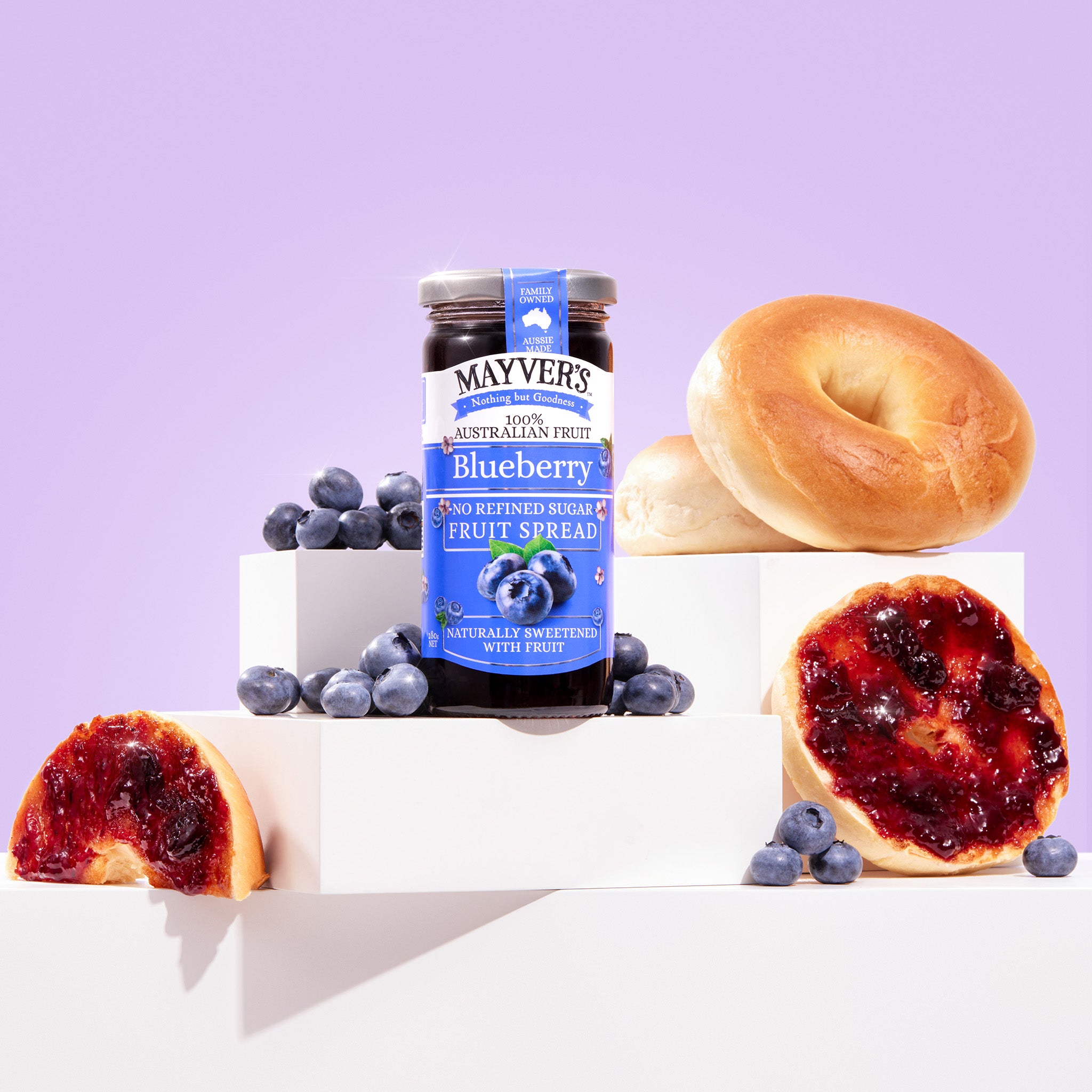 BLUEBERRY FRUIT SPREAD 280g