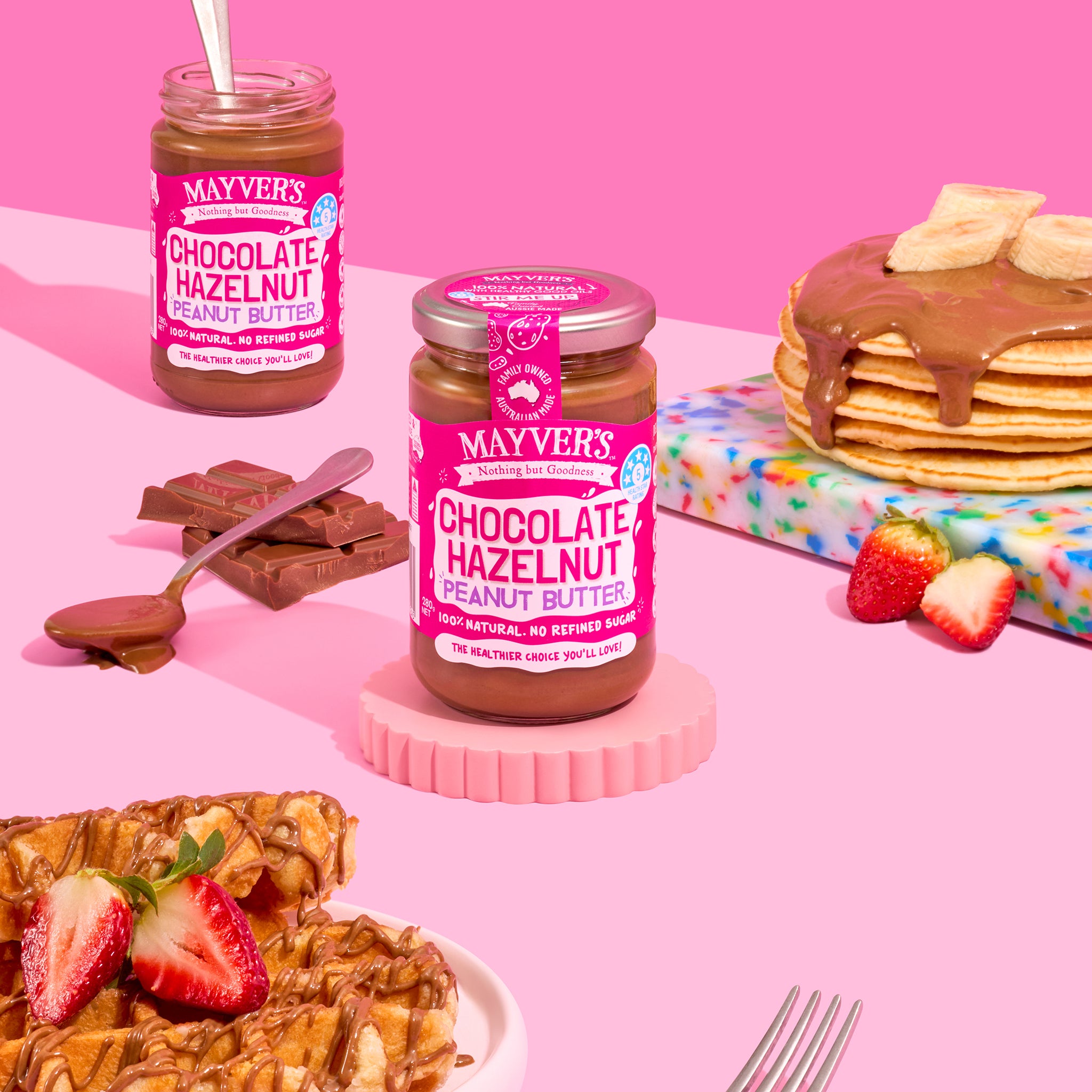 CHOCOLATE HAZELNUT PEANUT BUTTER 280g