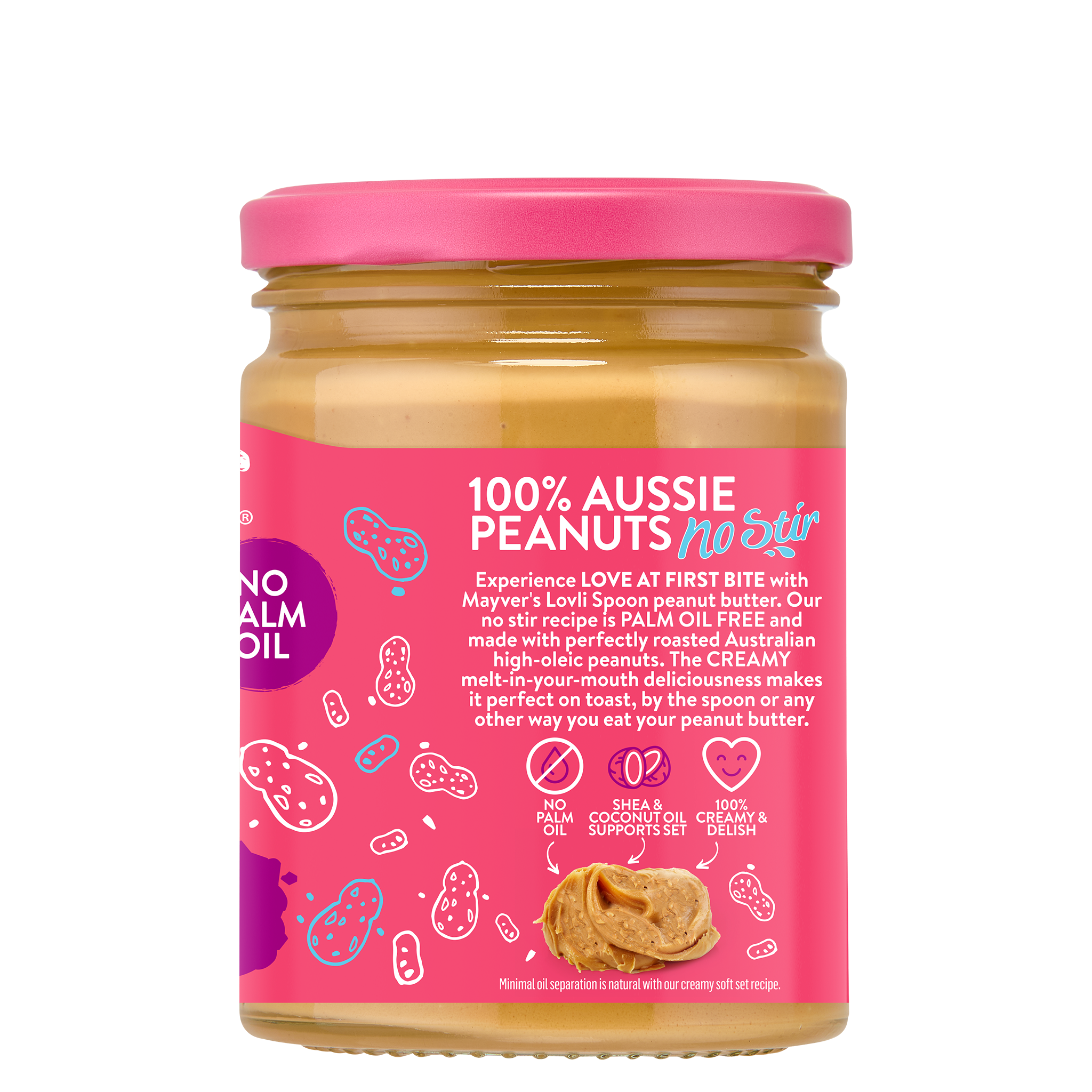 LOVLI SPOON CRUNCHY PEANUT BUTTER 325g