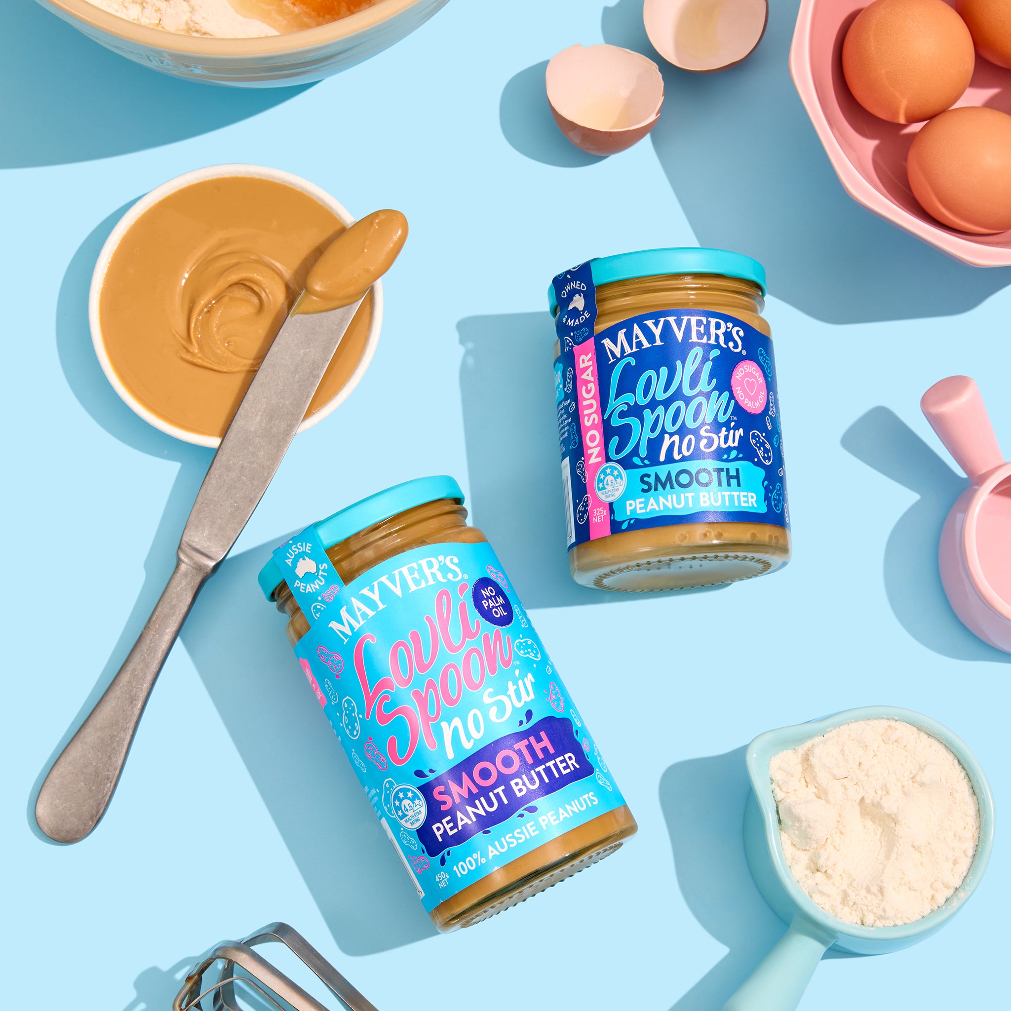 LOVLI SPOON SMOOTH PEANUT BUTTER 450g