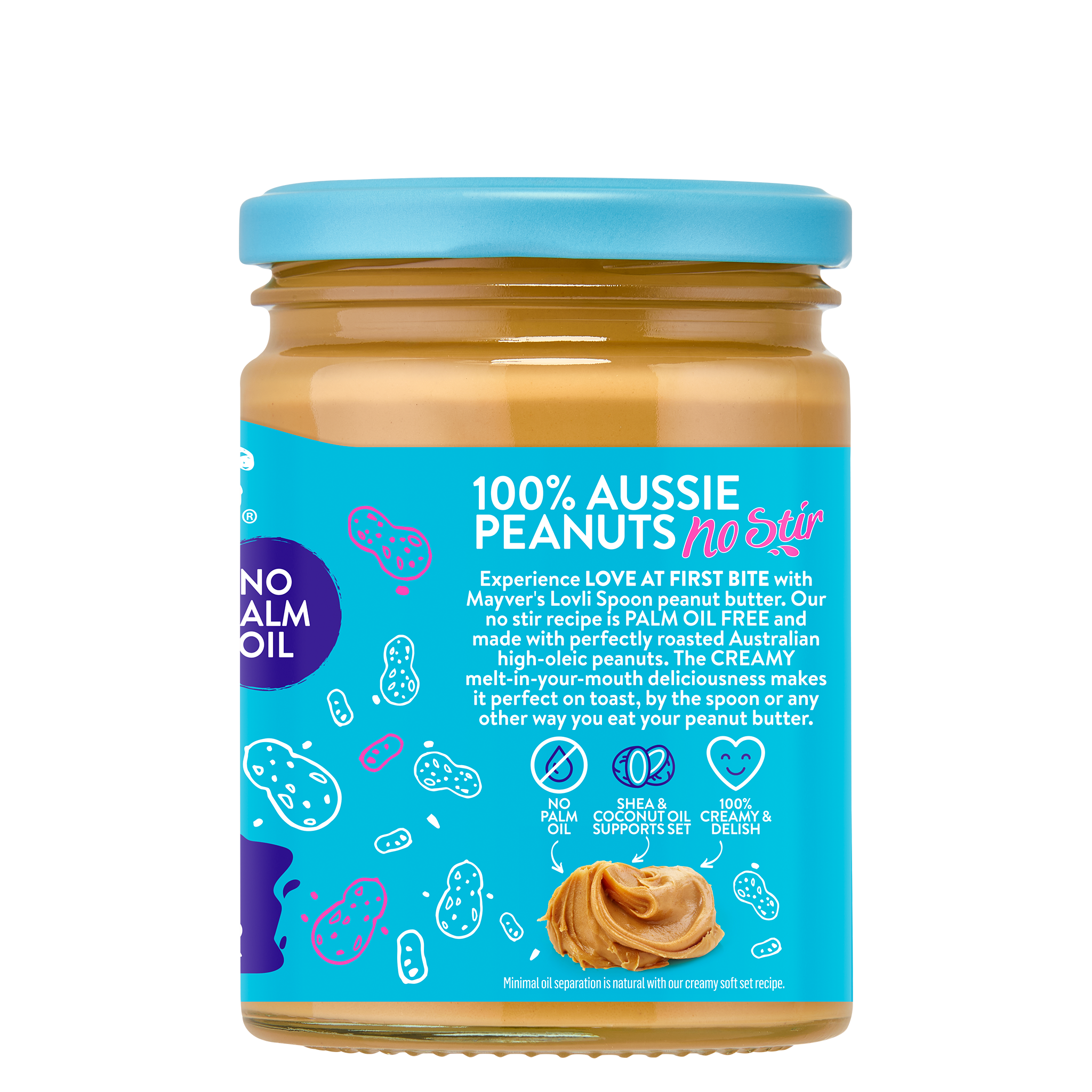 LOVLI SPOON SMOOTH PEANUT BUTTER 325g