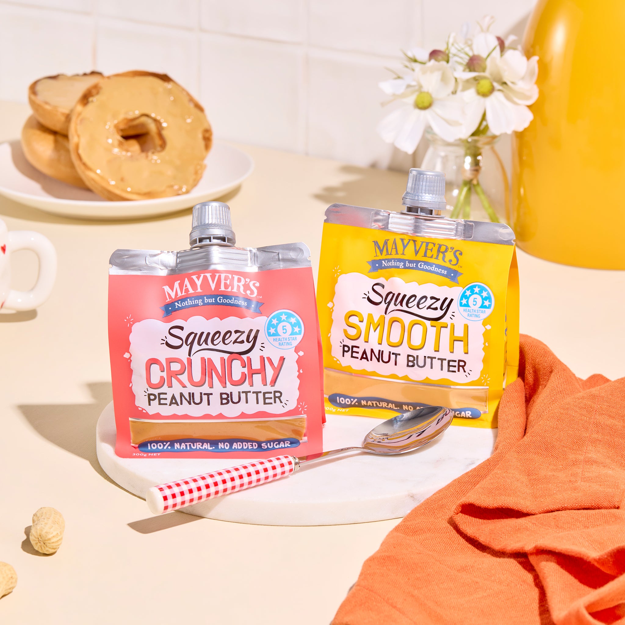 SQUEEZY SMOOTH PEANUT BUTTER 300g