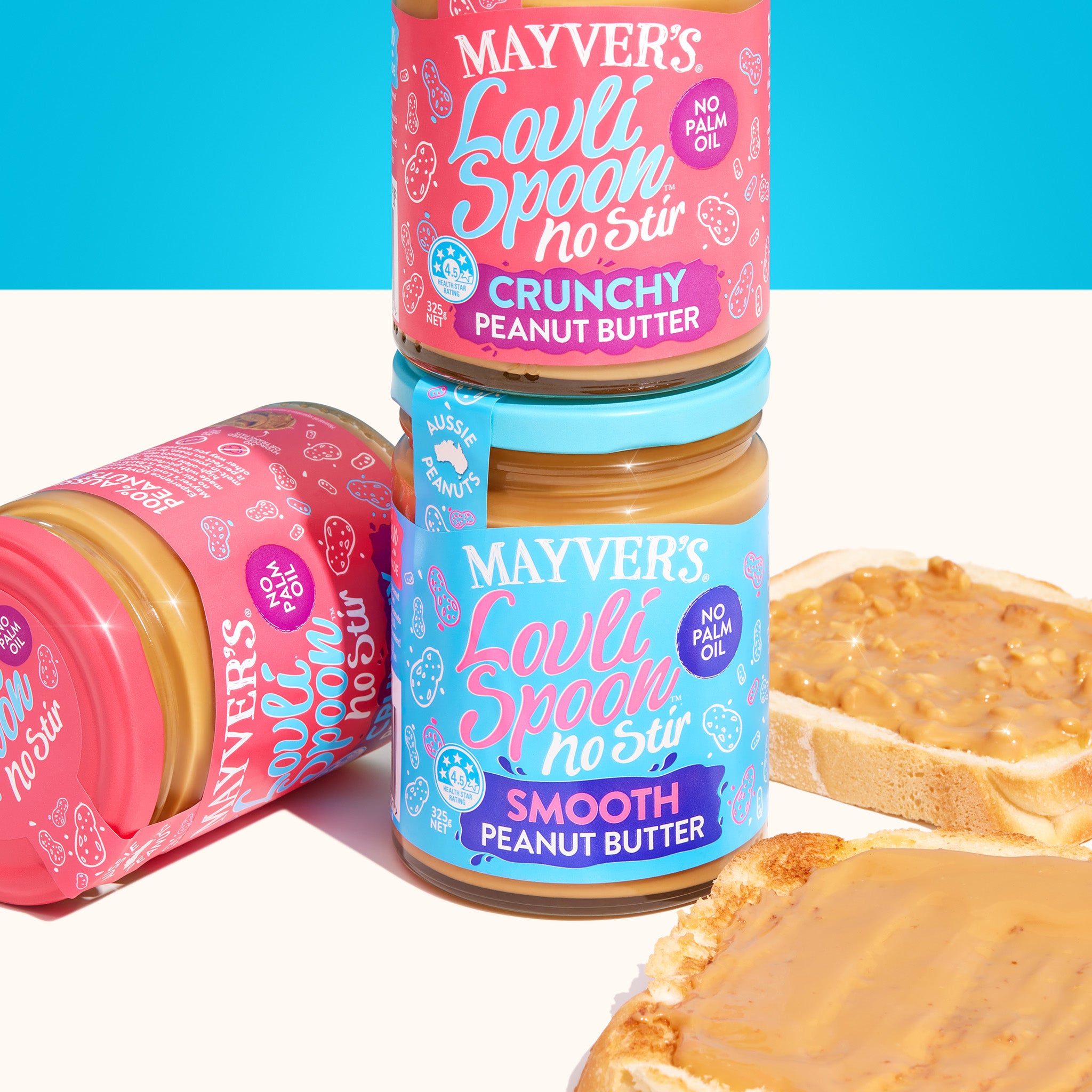 LOVLI SPOON SMOOTH PEANUT BUTTER 325g