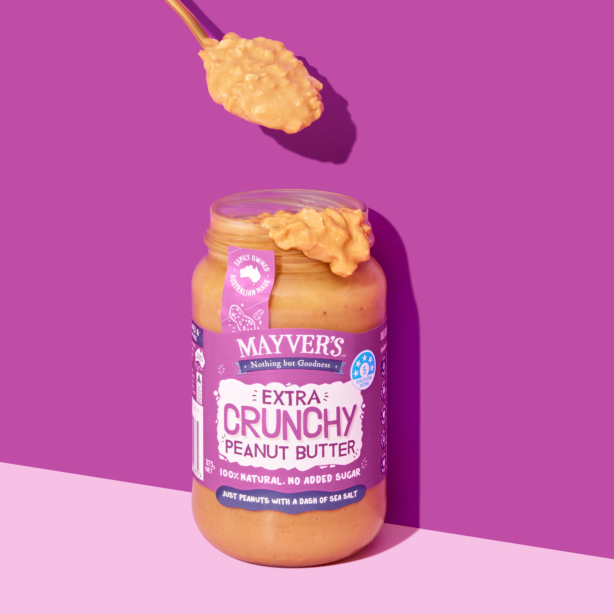 EXTRA CRUNCHY PEANUT BUTTER 375g