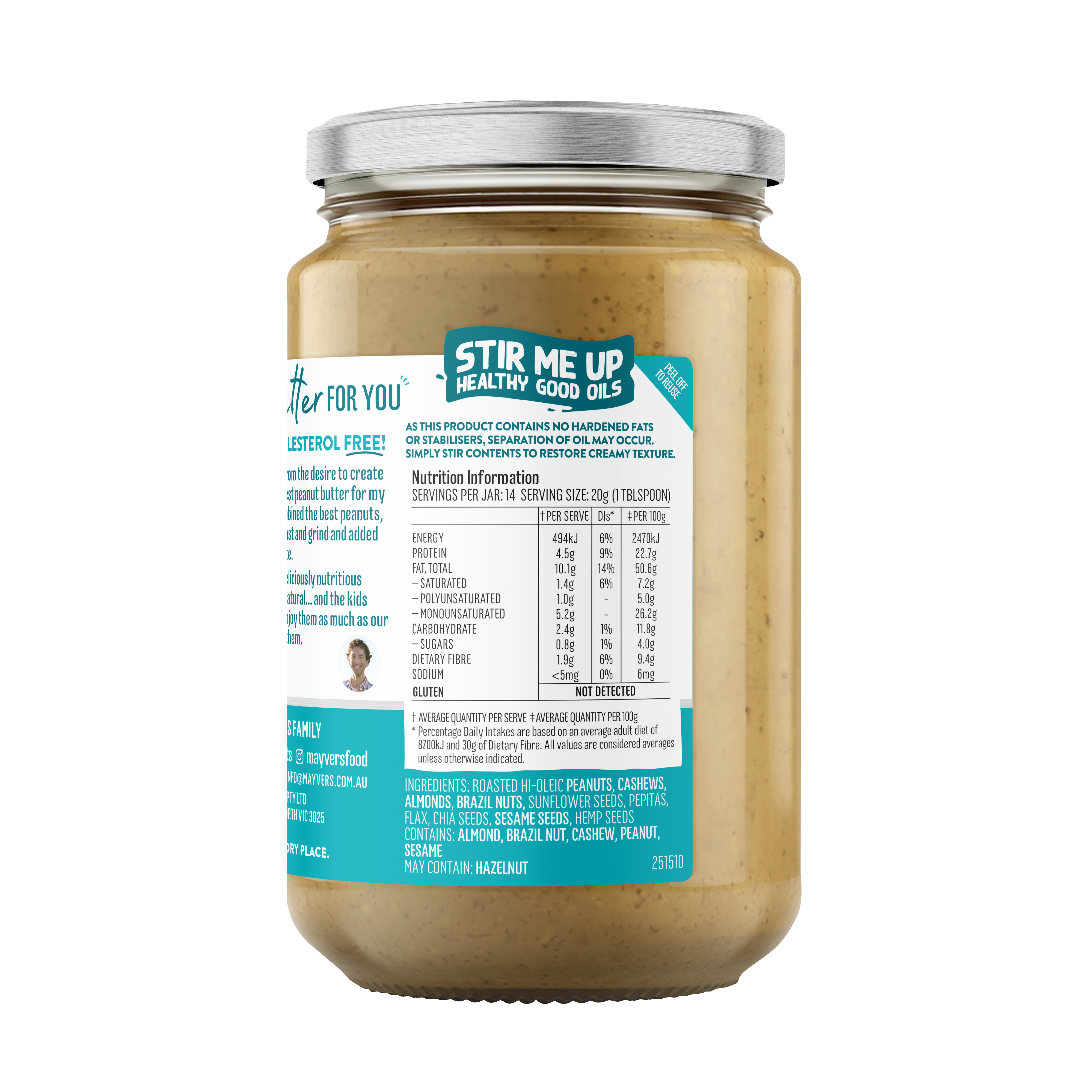 MAYVER'S PURE GOODNESS EVERYTHING SPREAD 280g
