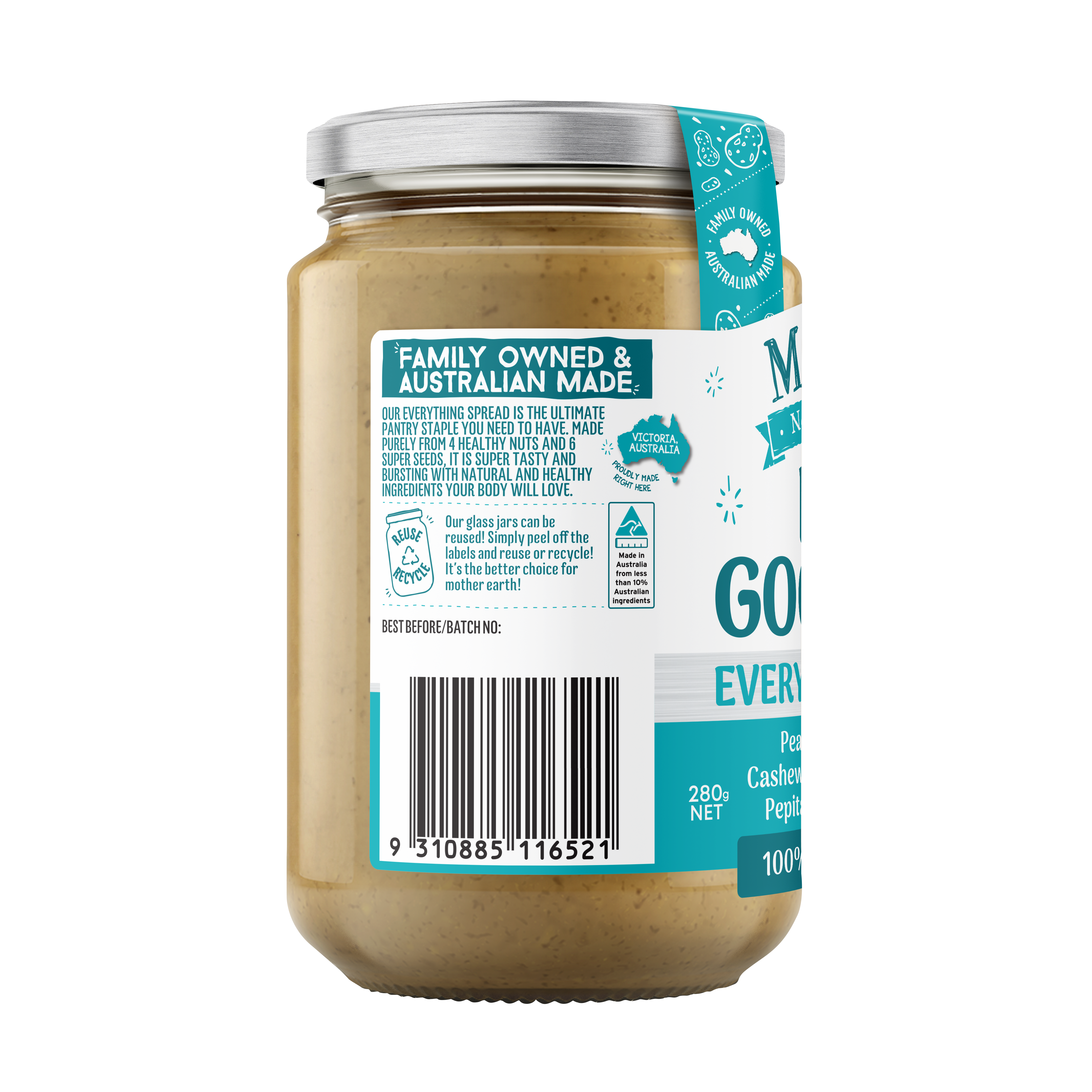 MAYVER'S PURE GOODNESS EVERYTHING SPREAD 280g