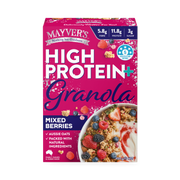 Mayver's High Protein+ Mixed Berries Granola 400g