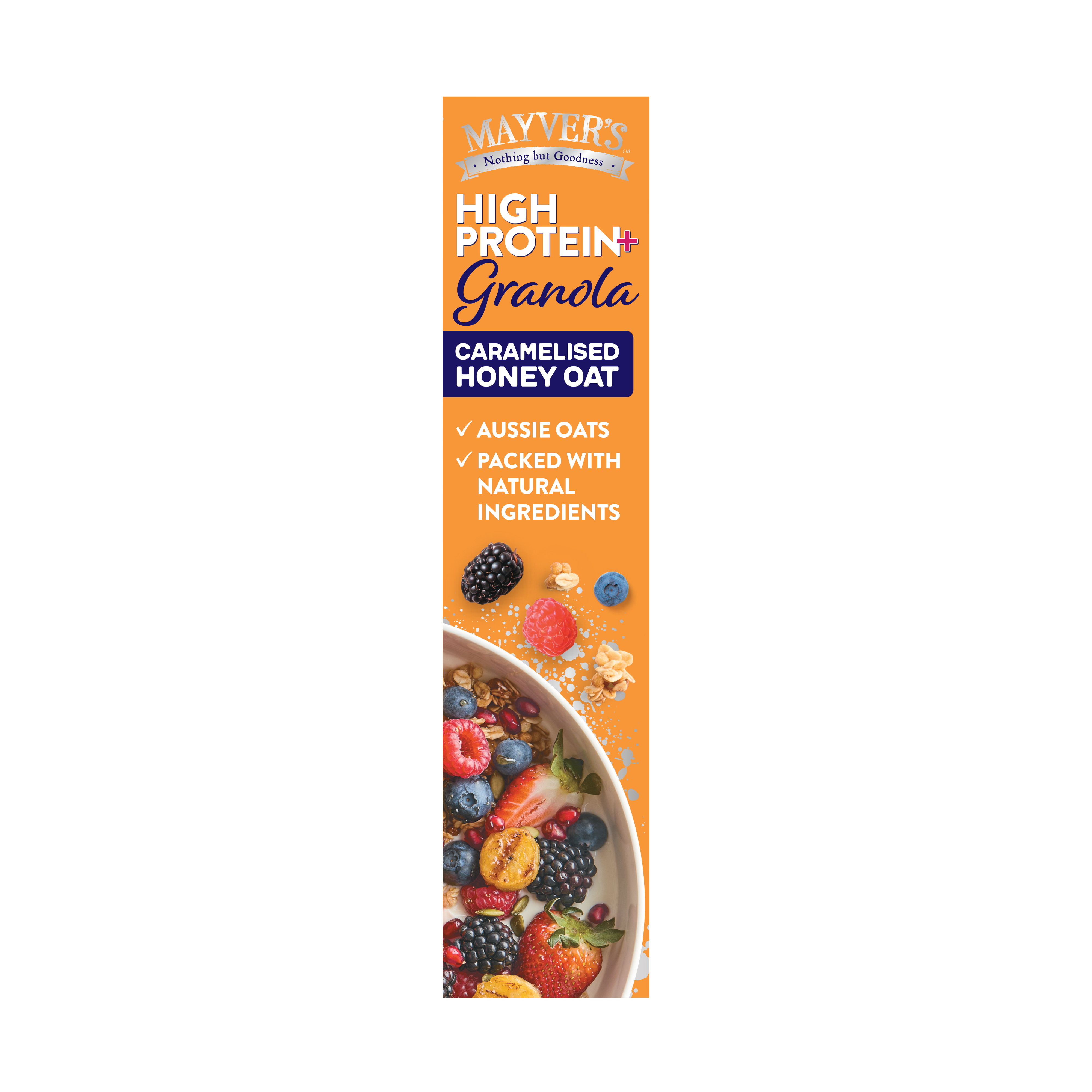 Mayver's High Protein+ Caramelised Honey Oat Granola 400g