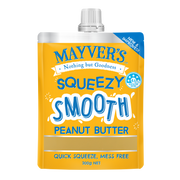 MAYVER'S SQUEEZY SMOOTH PEANUT BUTTER 300g
