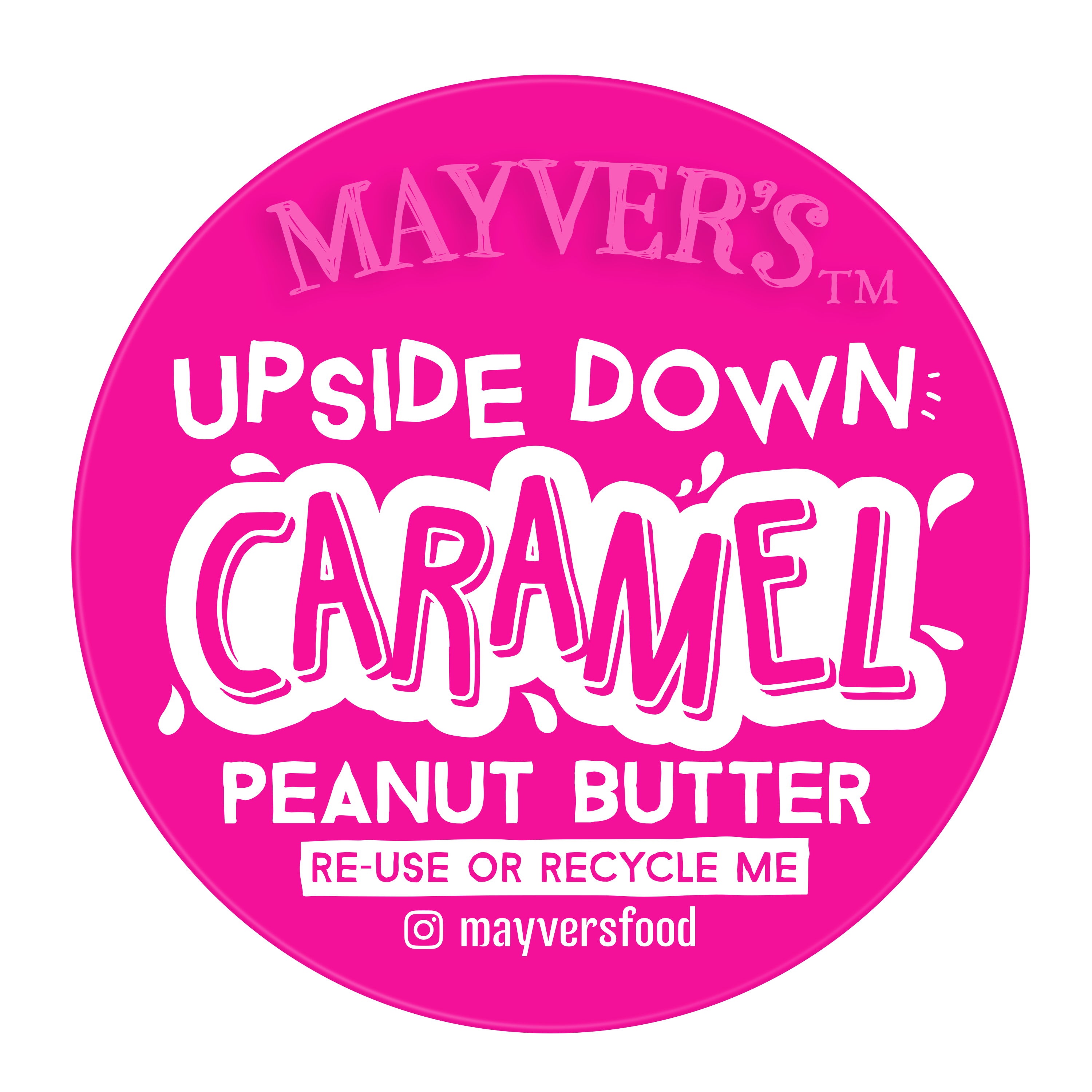 Mayver's UPSIDE DOWN Salted Caramel Peanut Butter 450g
