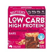 Mayver's Low Carb High Protein Caramelised Biscuit Bars 4pk