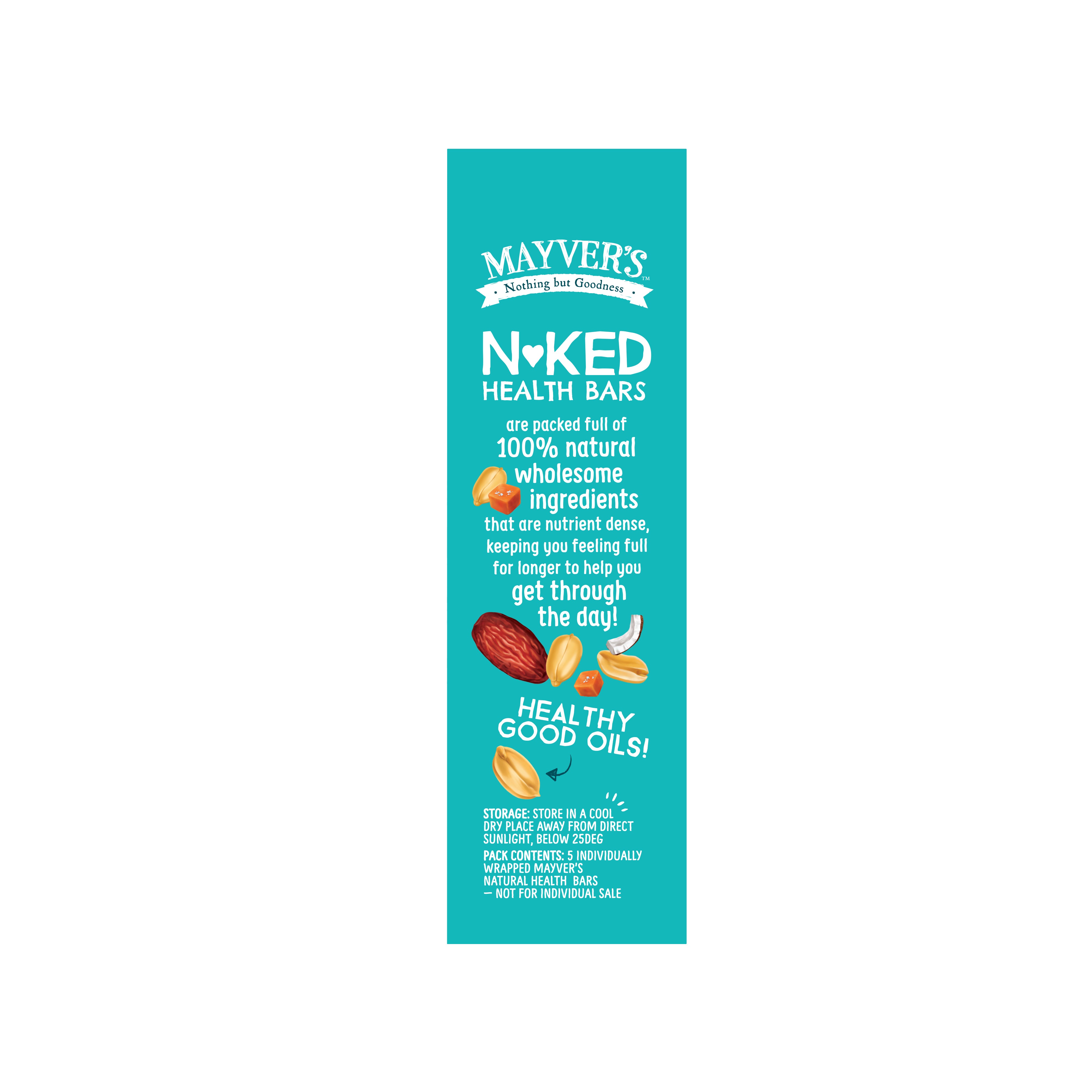 SALTED CARAMEL PEANUT BUTTER N*KED HEALTH BARS 5pk