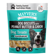 MAYVER'S PEANUT BUTTER & CAROB DOG BISCUITS 250g