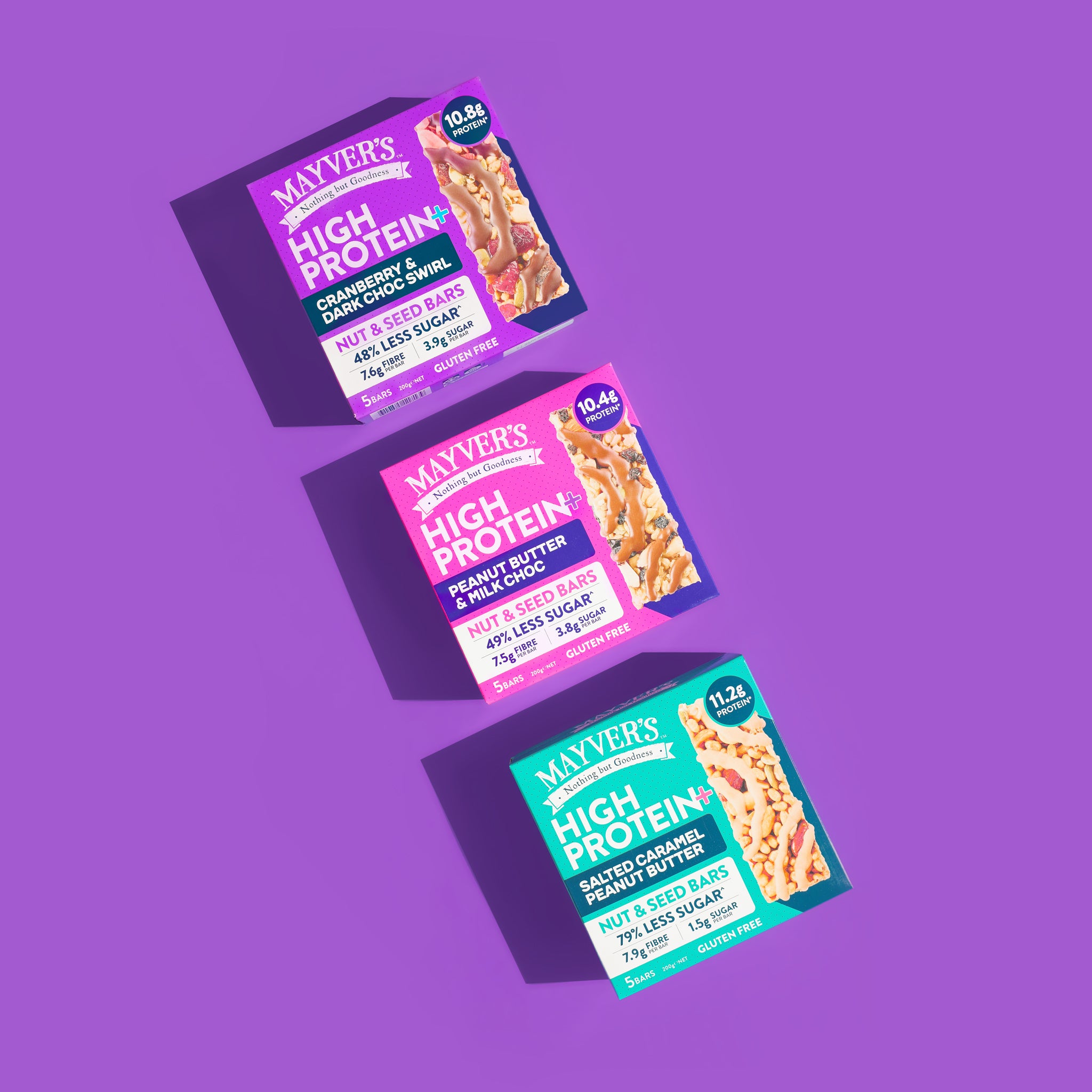 HIGH PROTEIN+ CRANBERRY & DARK CHOC SWIRL NUT & SEED BAR (5pk)