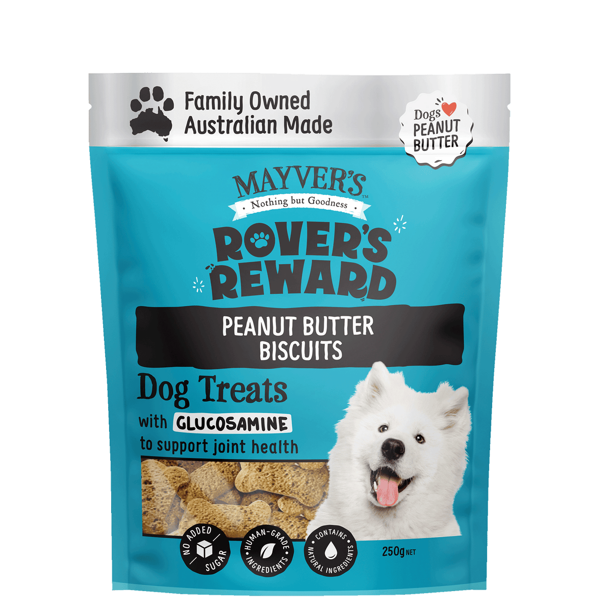 Mayver's MAYVER'S PEANUT BUTTER DOG BISCUITS 250g