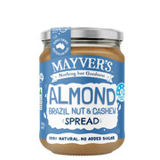 ALMOND, BRAZIL NUTS & CASHEW SPREAD 240g