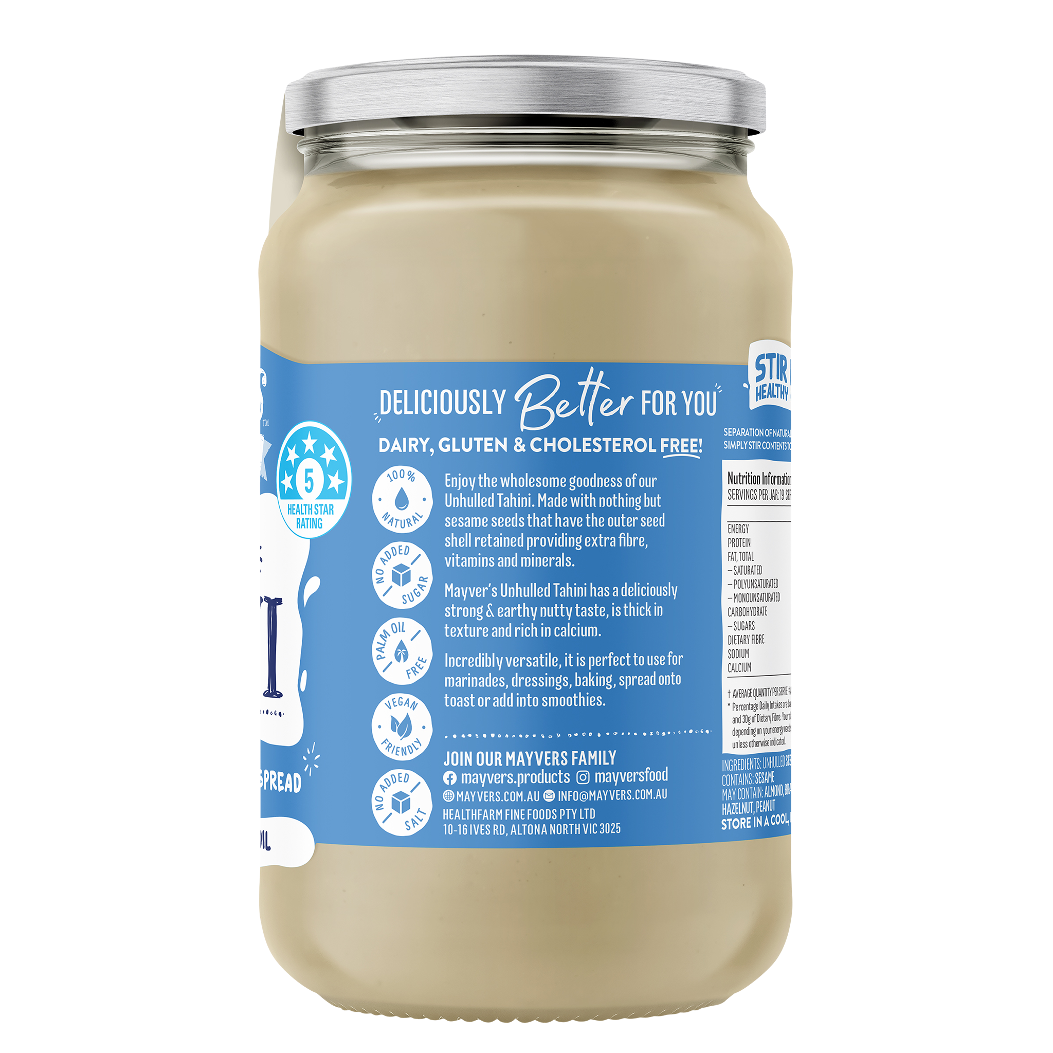 UNHULLED TAHINI 375g