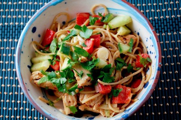 Chicken Peanut Noodles