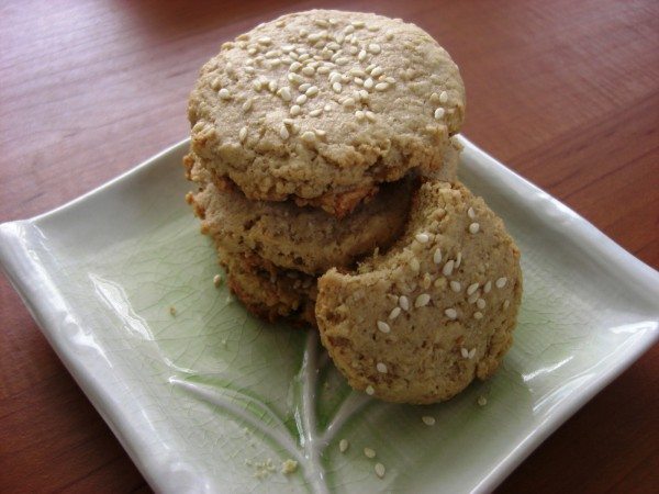 Tahini Oat Cookies