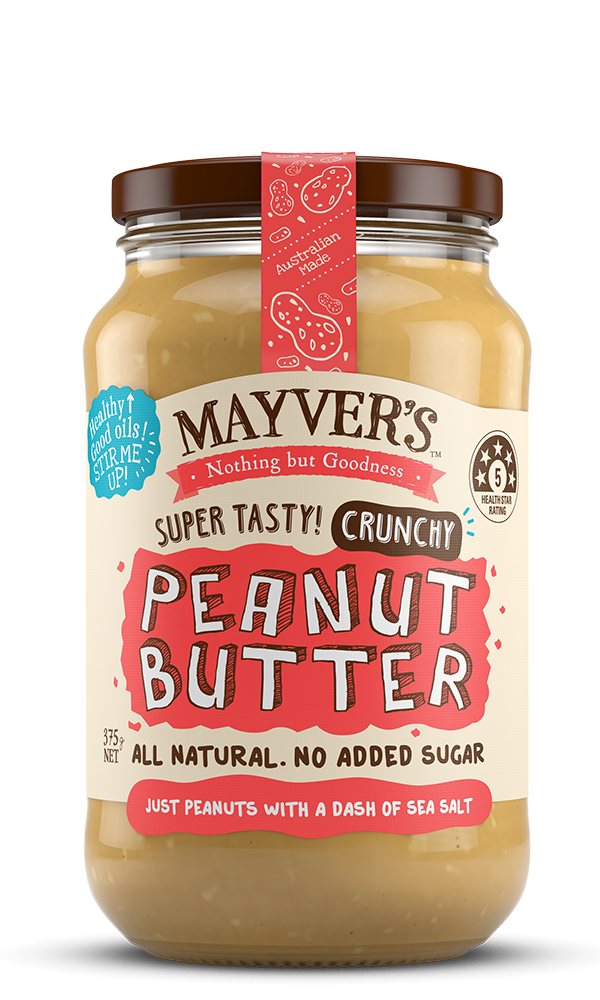 Mayvers-Peanut Butter-Crunchy-375g