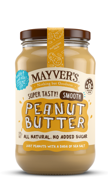 Mayvers-Peanut Butter-Smooth-375g